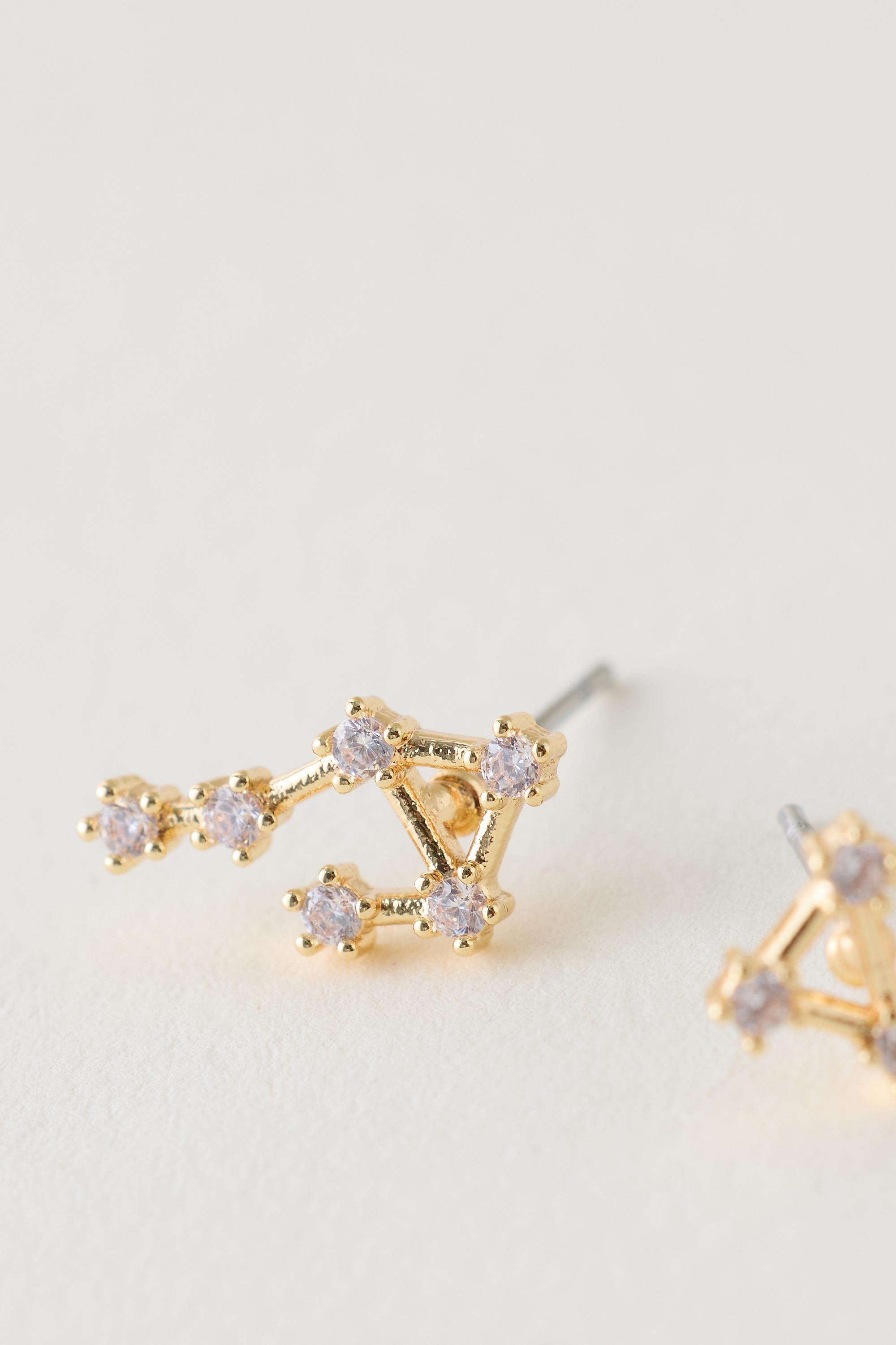 Libra Assorted Zodiac Earrings, Set Of 4, A501_0807, large image number 2