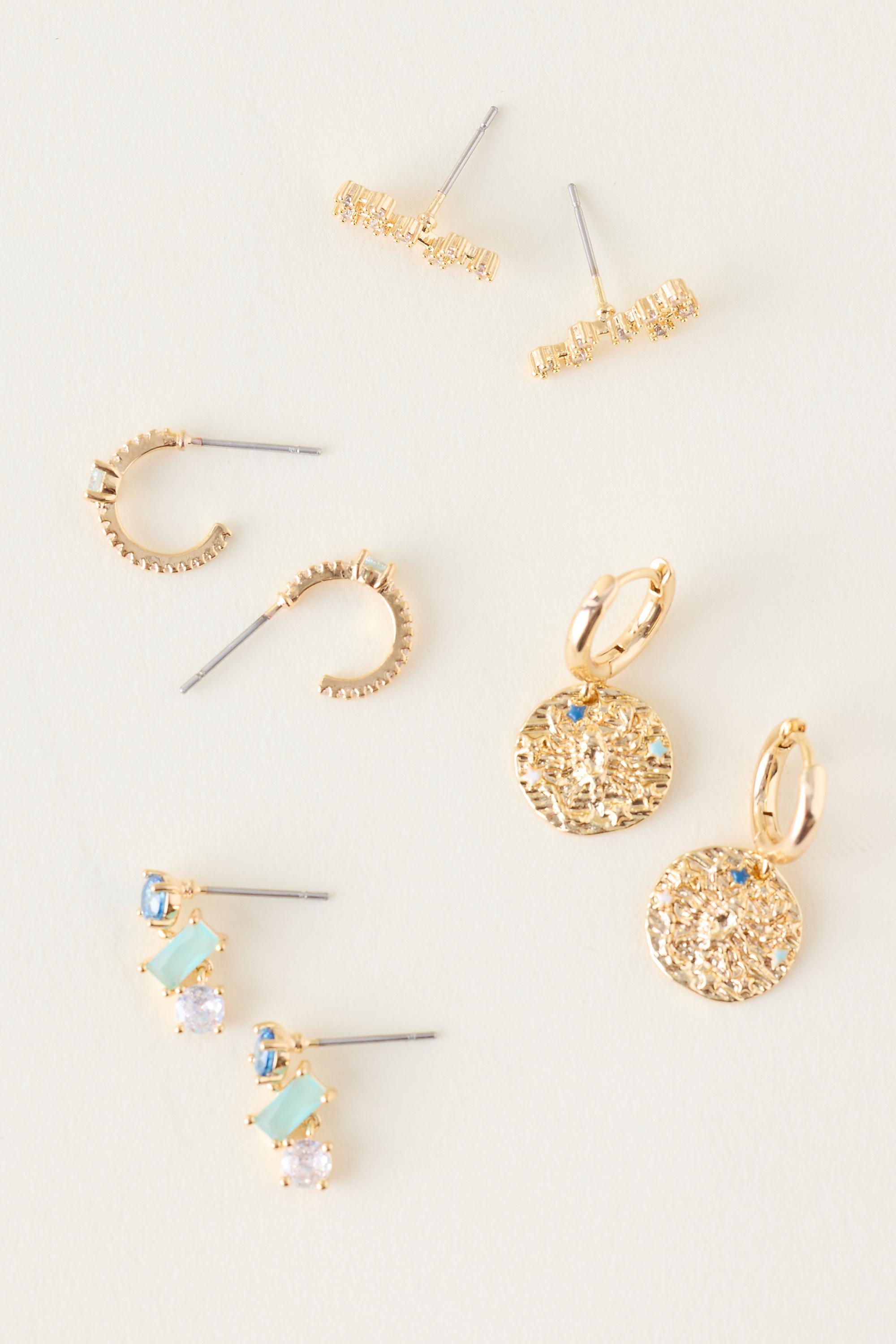 Scorpio Assorted Zodiac Earrings, Set Of 4, A501_0808, large image number 0