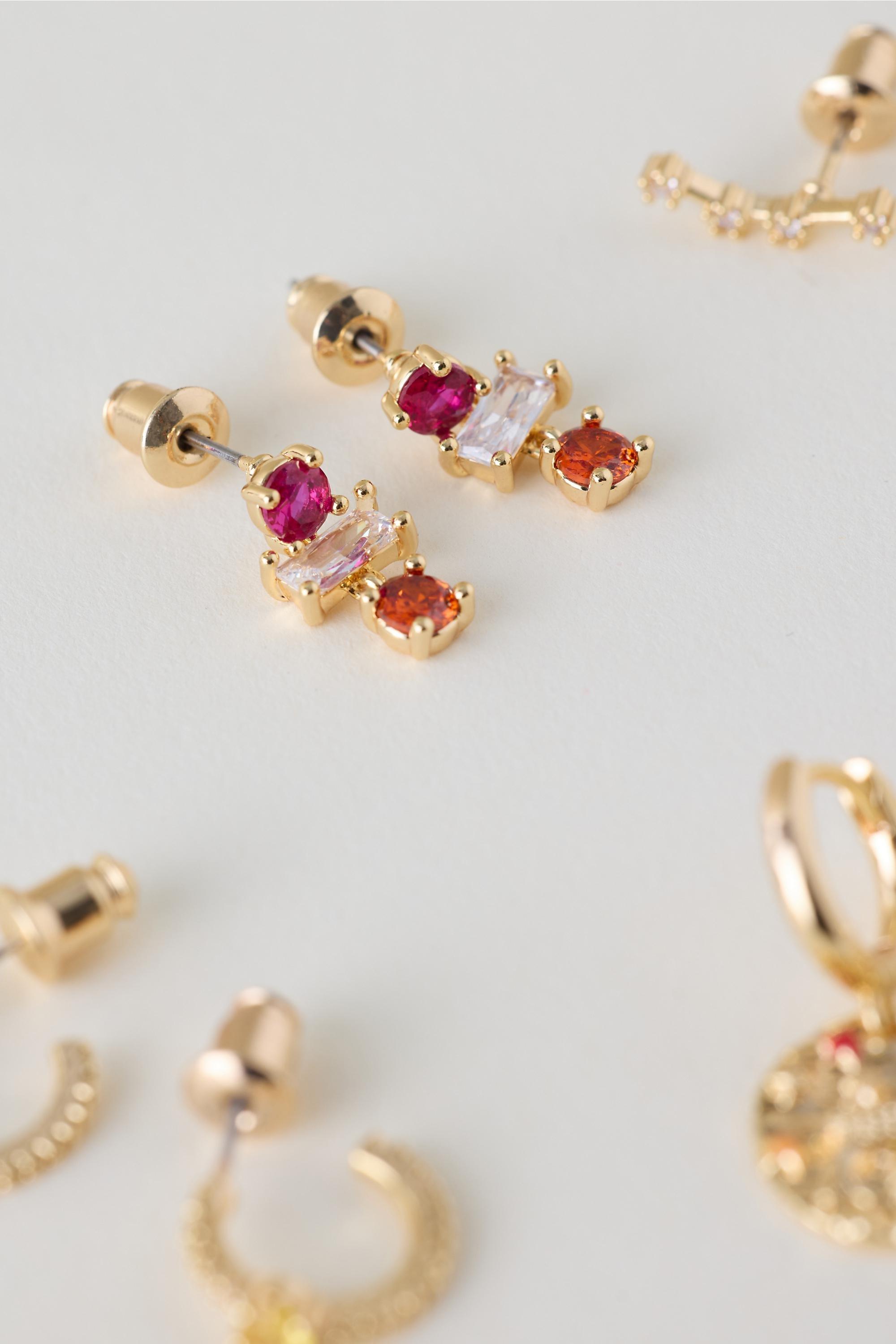 Sagittarius Assorted Zodiac Earrings, Set Of 4, A501_0809, large image number 5