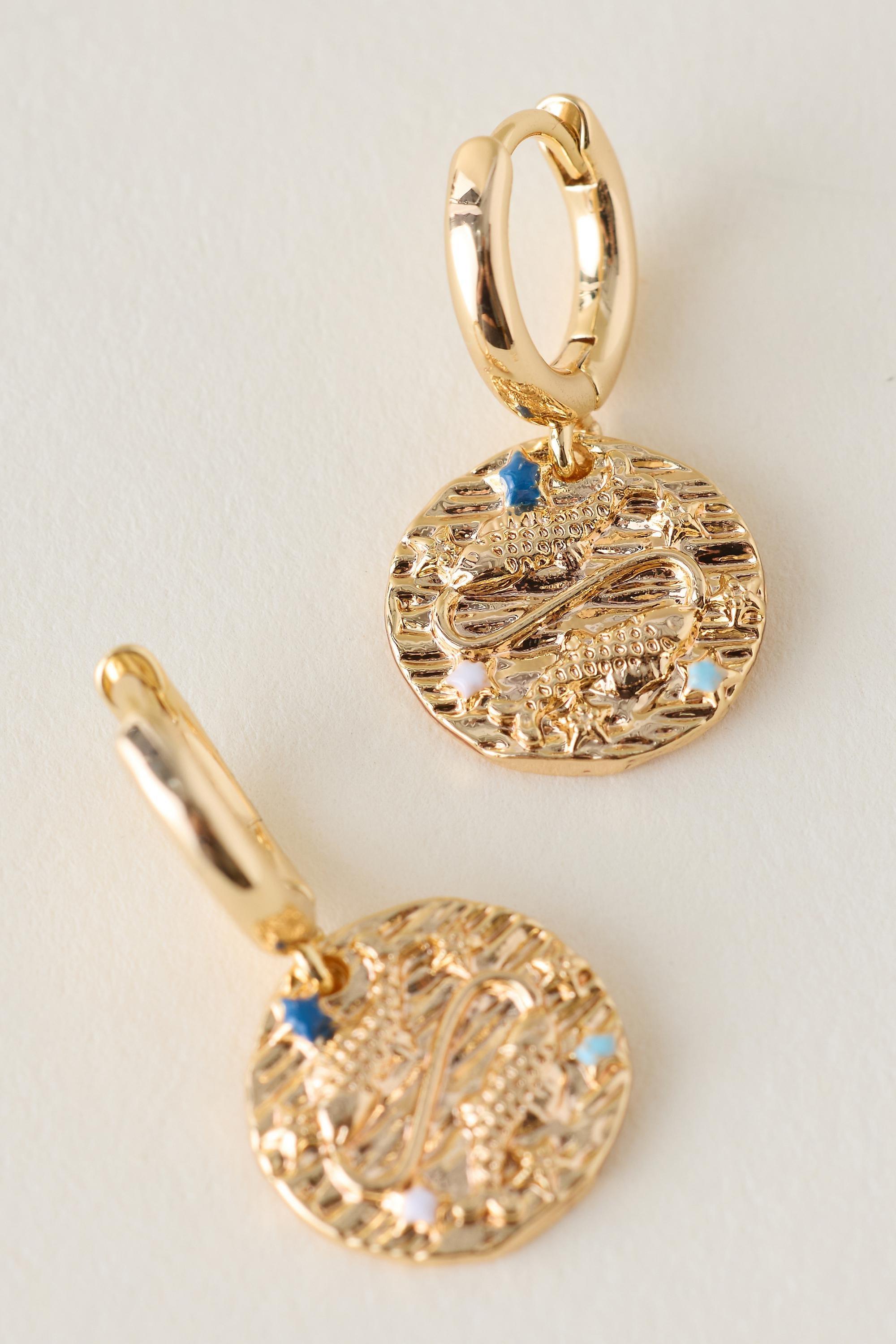 Pisces Assorted Zodiac Earrings, Set Of 4, A501_0812, large image number 2