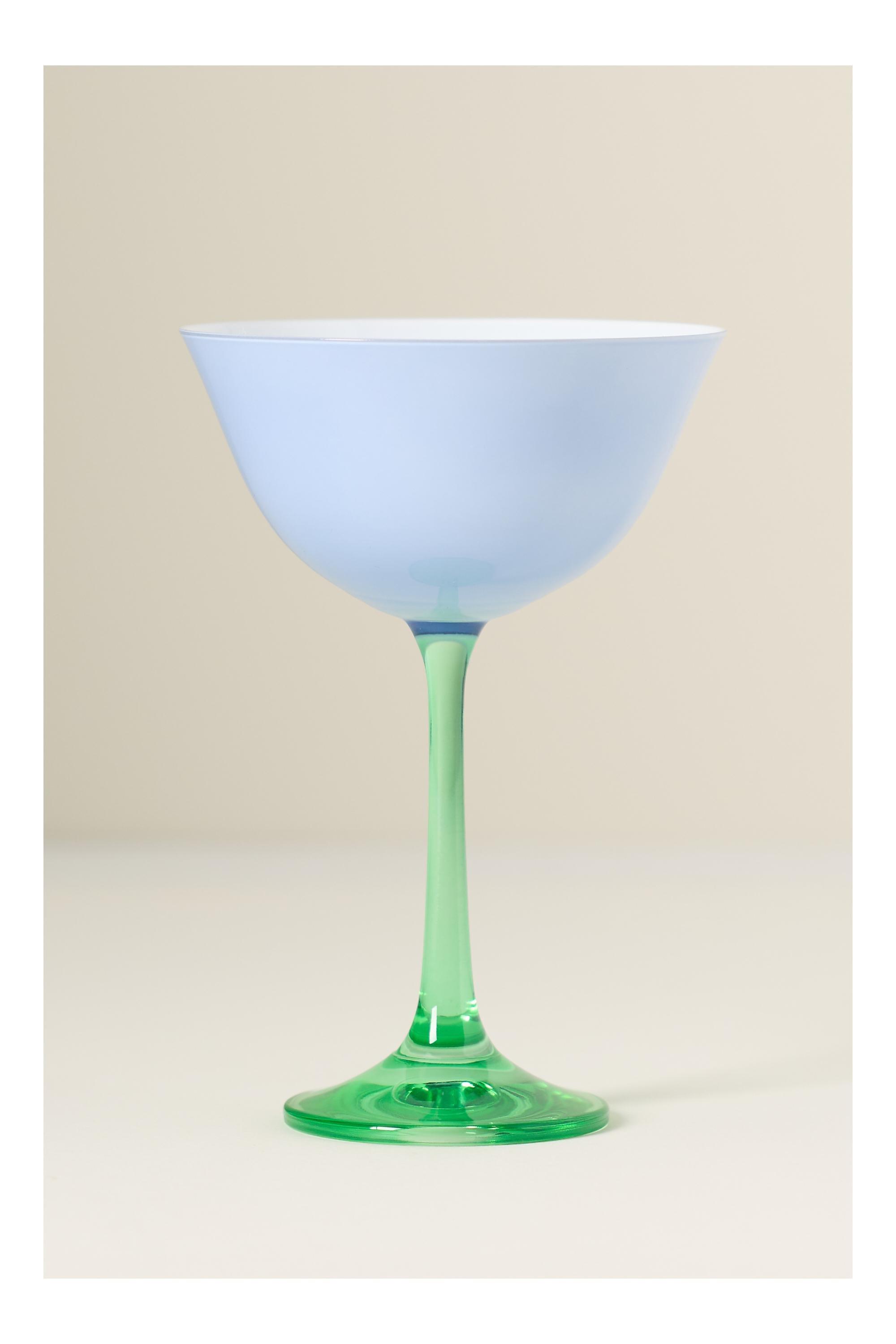 Pela Coupe Glass, Blue, A501_0040, large image number 1