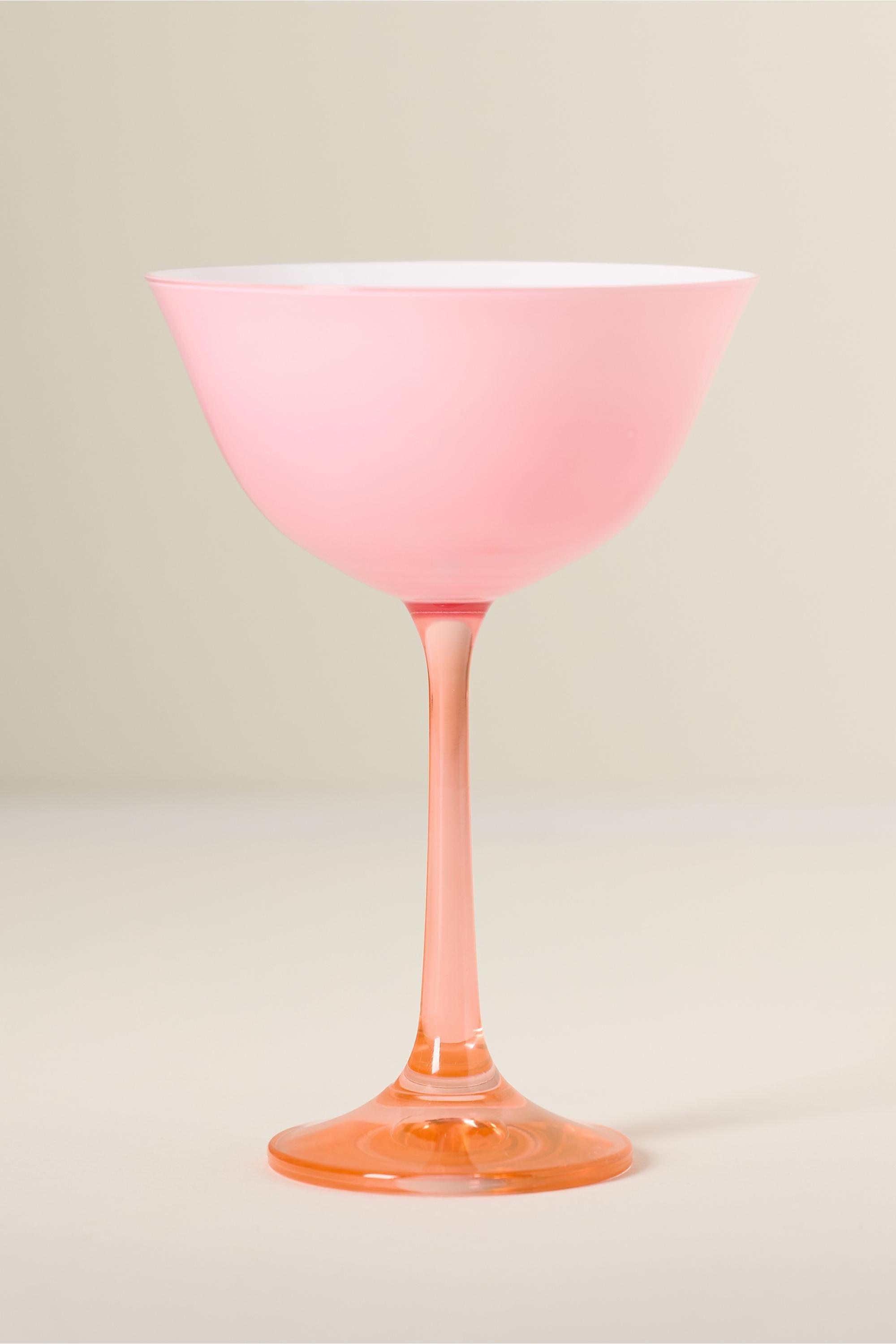 Pela Coupe Glass, Pink, A501_0066, medium