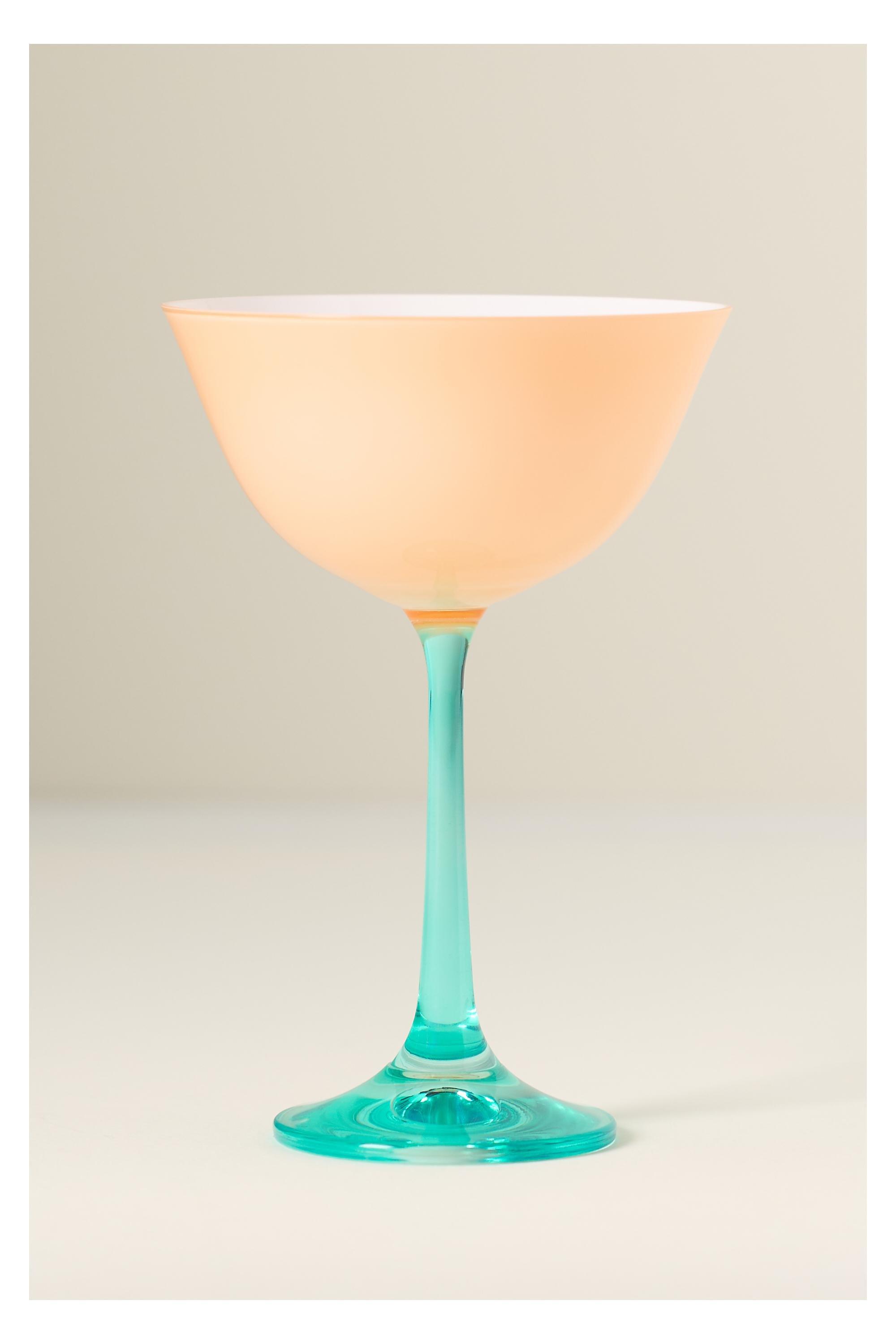 Pela Coupe Glass, Orange, A501_0080, medium