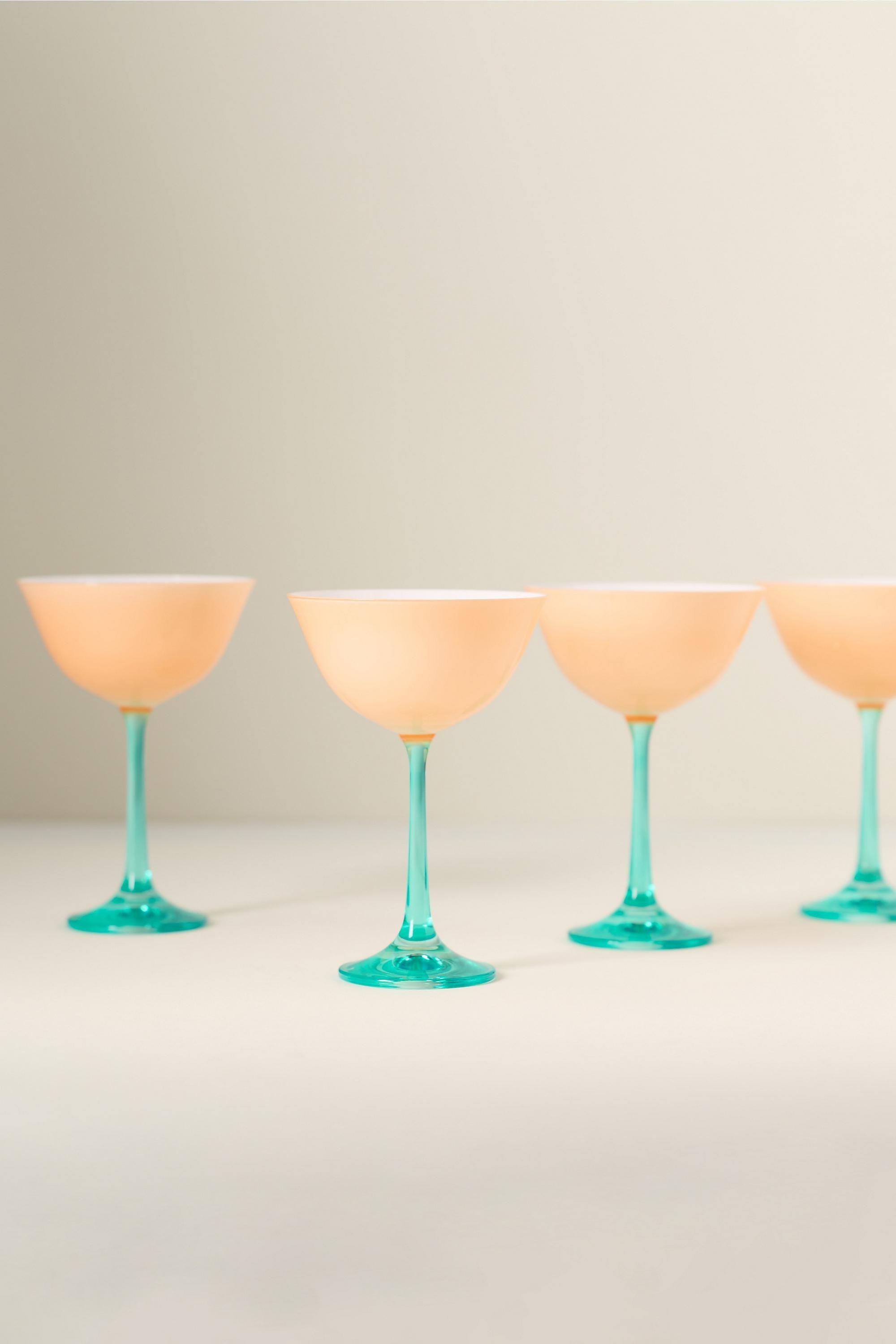 Pela Coupe Glass, Orange, A501_0080, medium