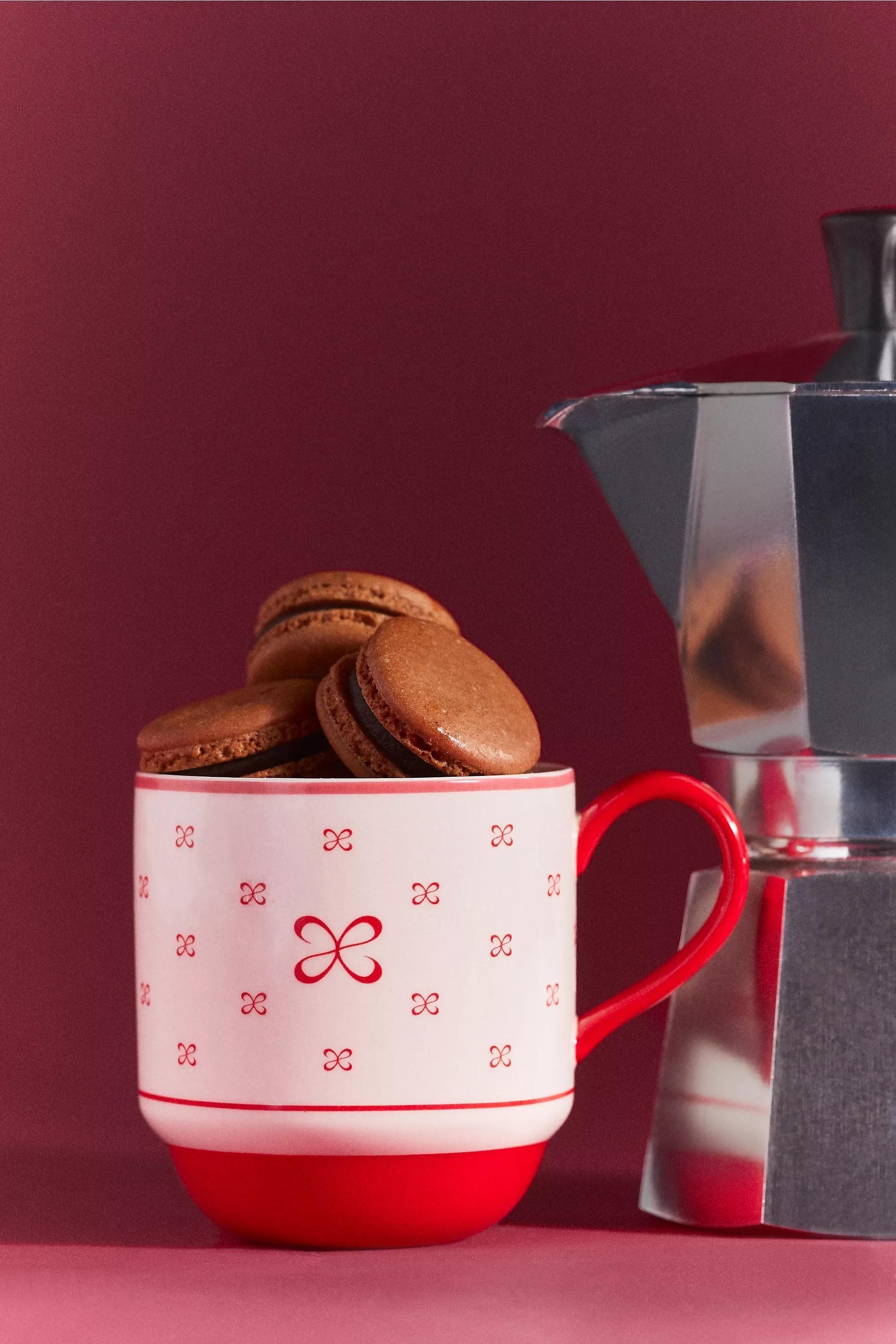 By Maeve Stoneware Mug, Pink, A501_0066, large image number 0