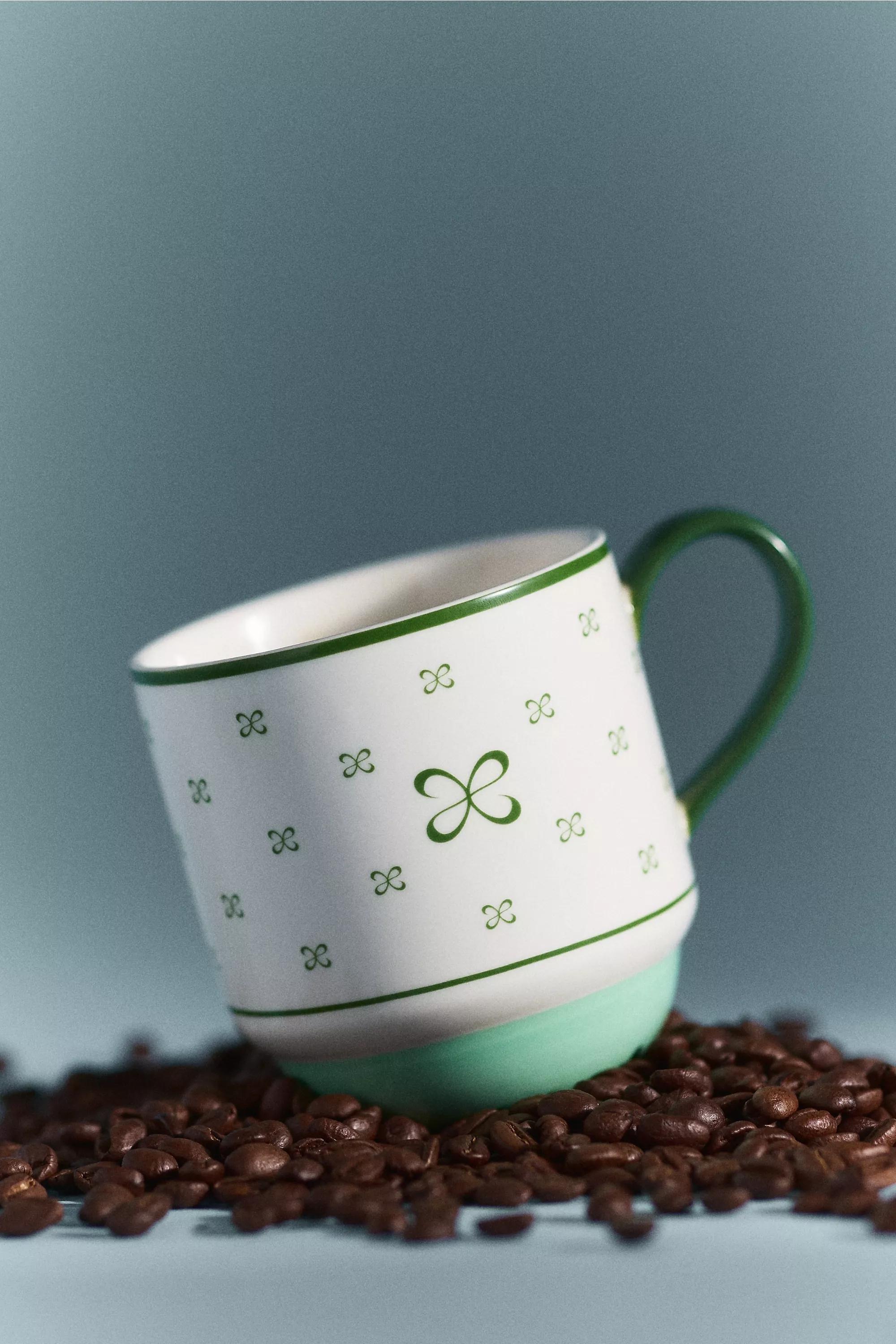 By Maeve Stoneware Mug, Green, A501_0102, large image number 0