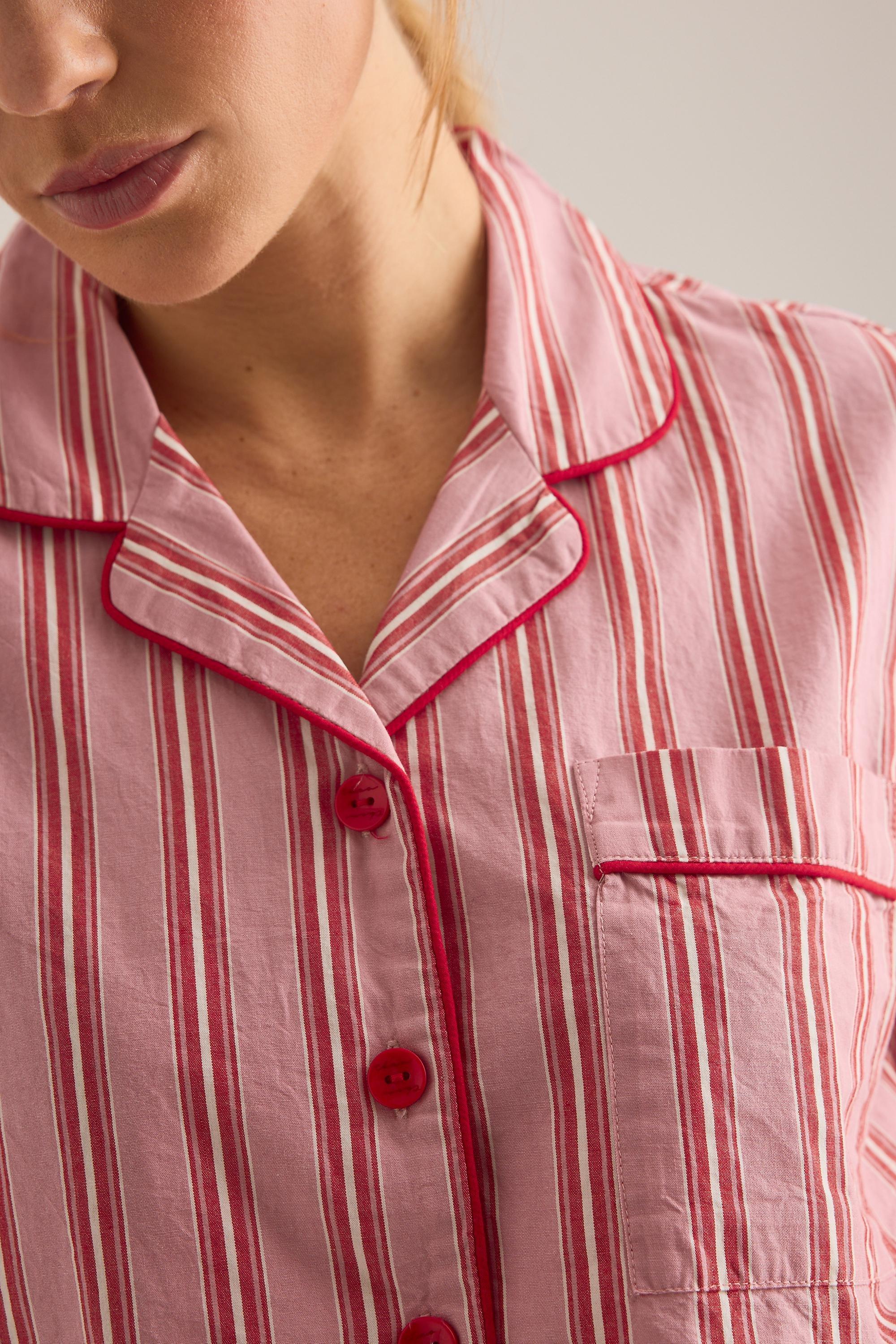 By Tbco Stripe Short Pyjama Set, Pink, Pink, large image number 3
