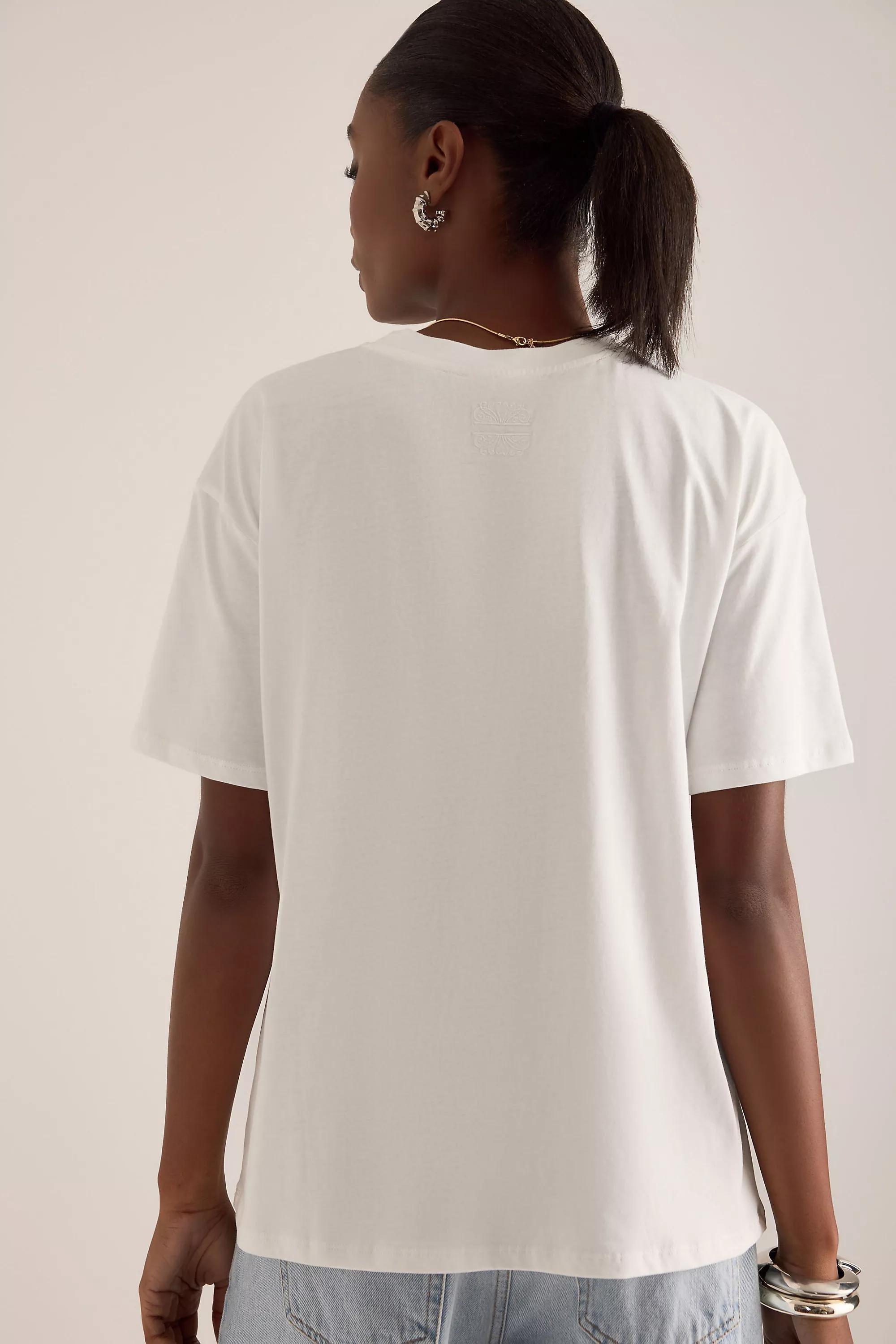 Never Fully Dressed Detailed T-Shirt, White, A501_0010, large image number 1