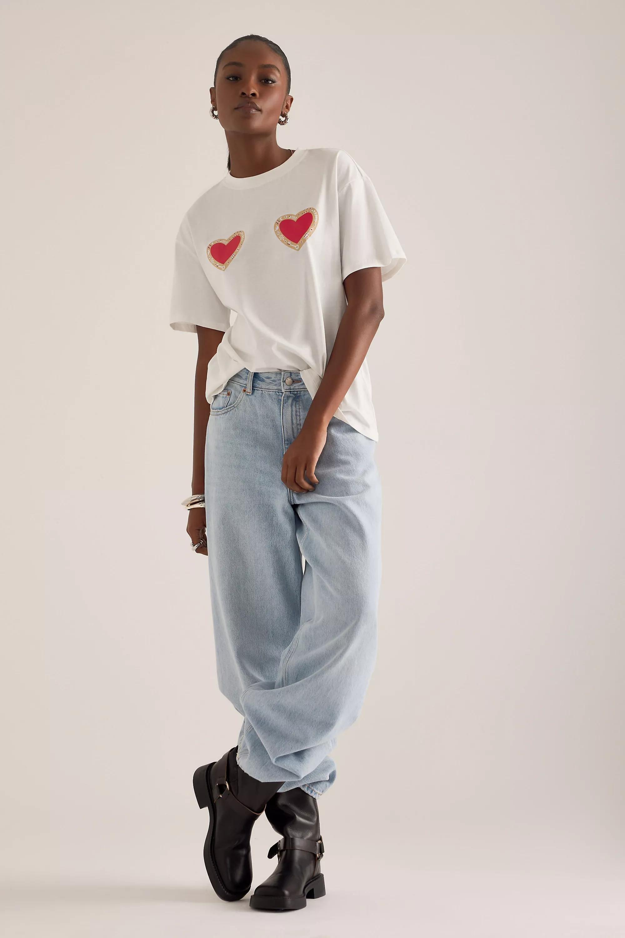 Never Fully Dressed Detailed T-Shirt, White, A501_0010, large image number 2