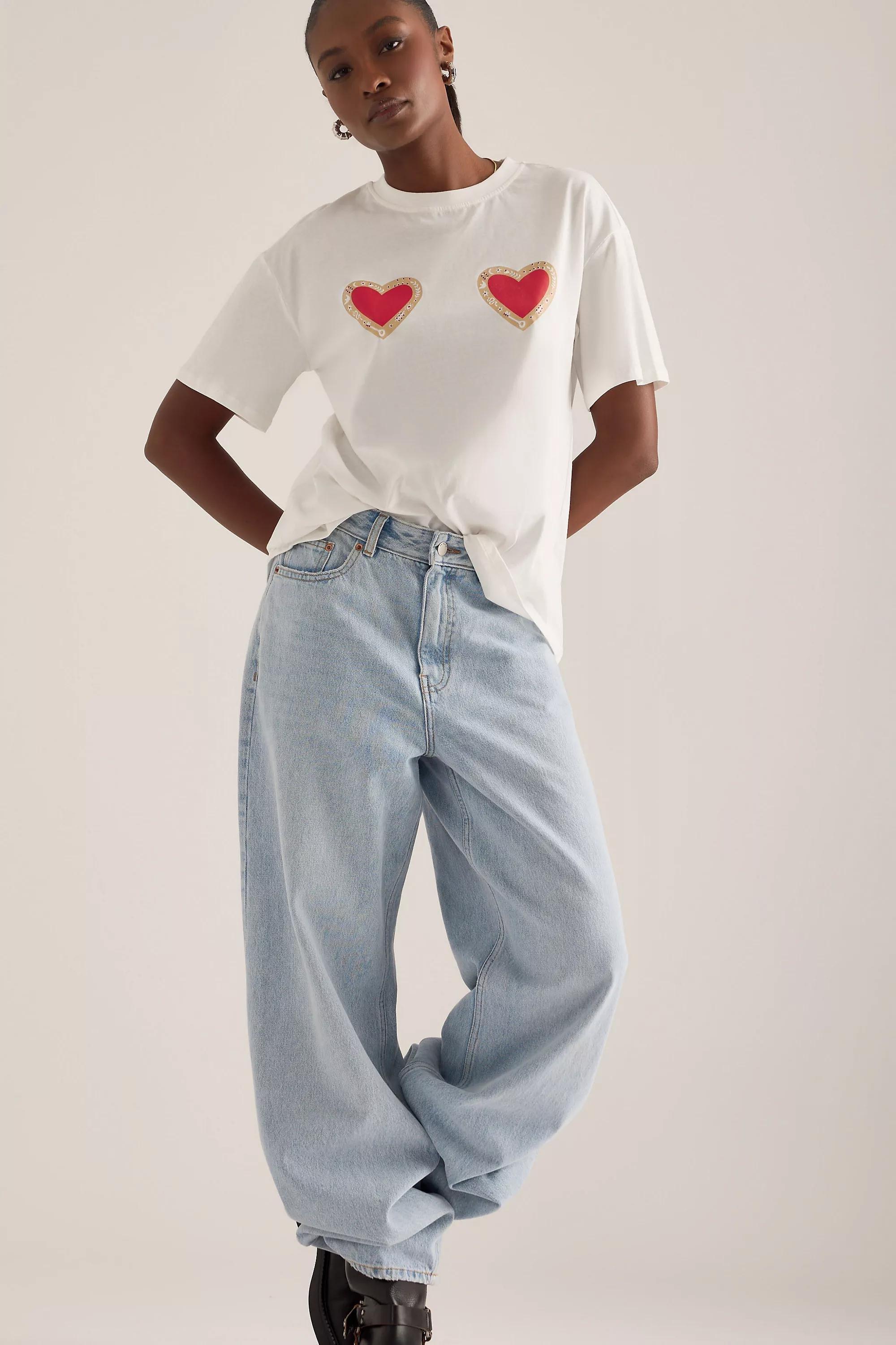 Never Fully Dressed Detailed T-Shirt, White, A501_0010, large image number 4