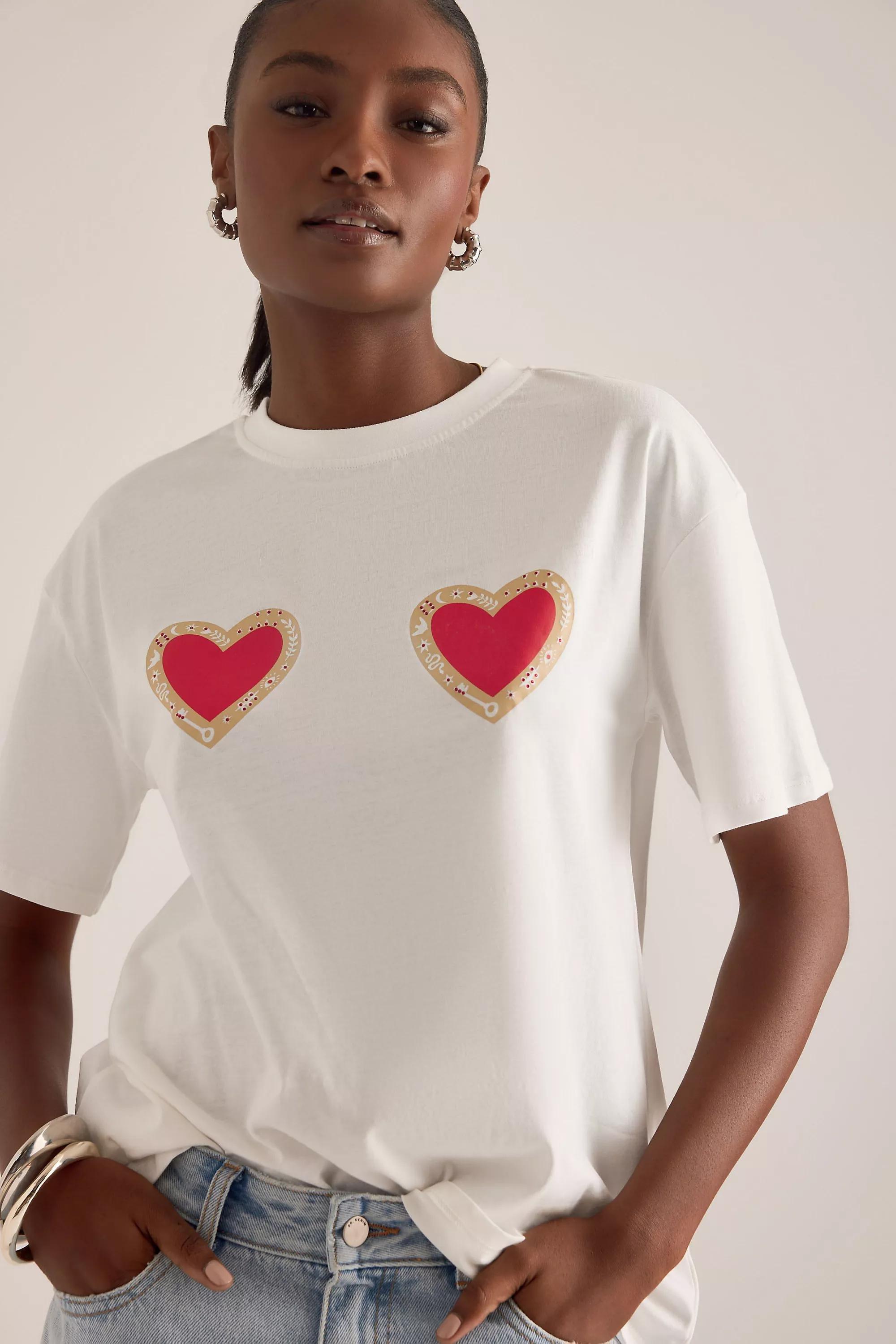 Never Fully Dressed Detailed T-Shirt, White, A501_0010, large image number 5