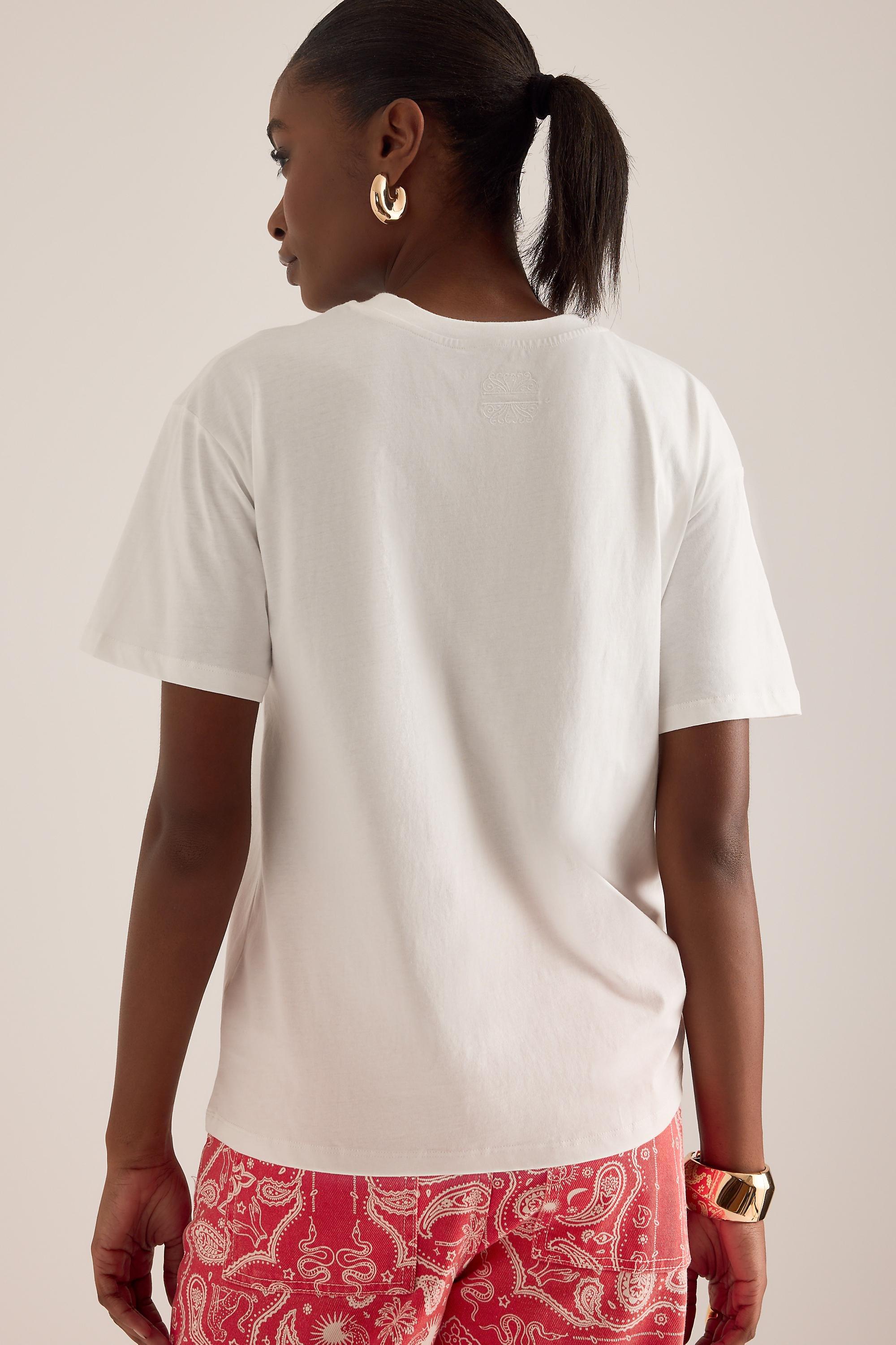 Never Fully Dressed Cowboy Boot Graphic T-Shirt, White, A501_0010, medium