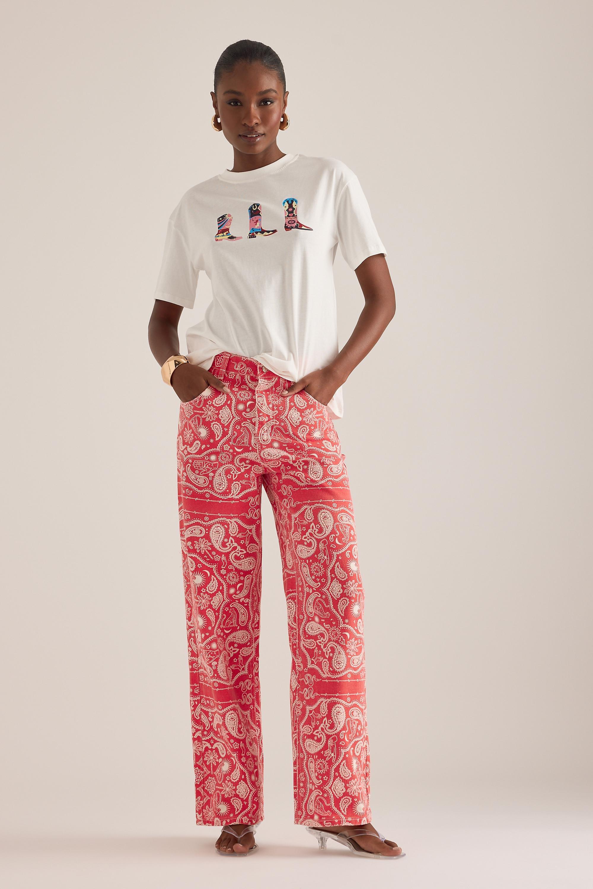 Never Fully Dressed Cowboy Boot Graphic T-Shirt, White, A501_0010, large image number 2