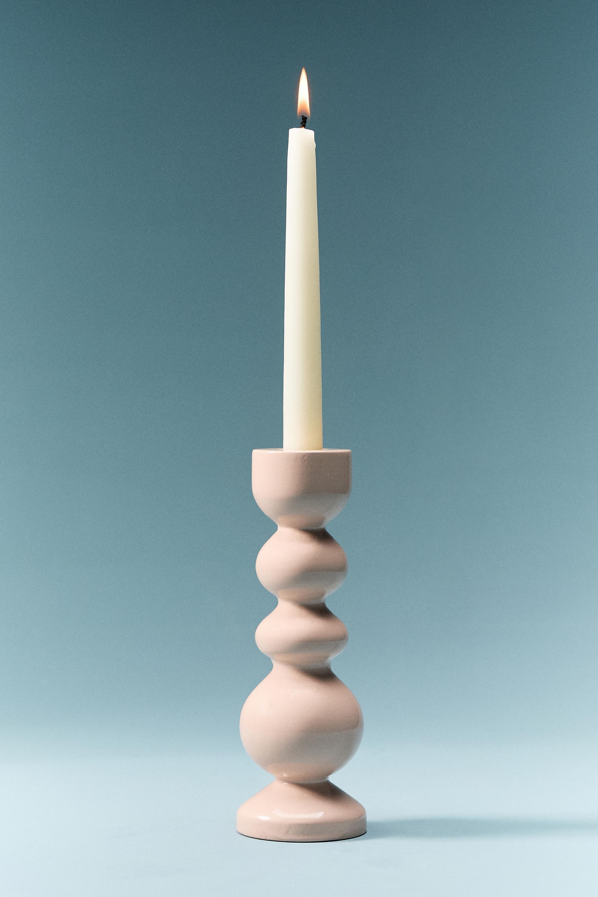 Amelia Candle Holder, Pink, Pink, large image number 0