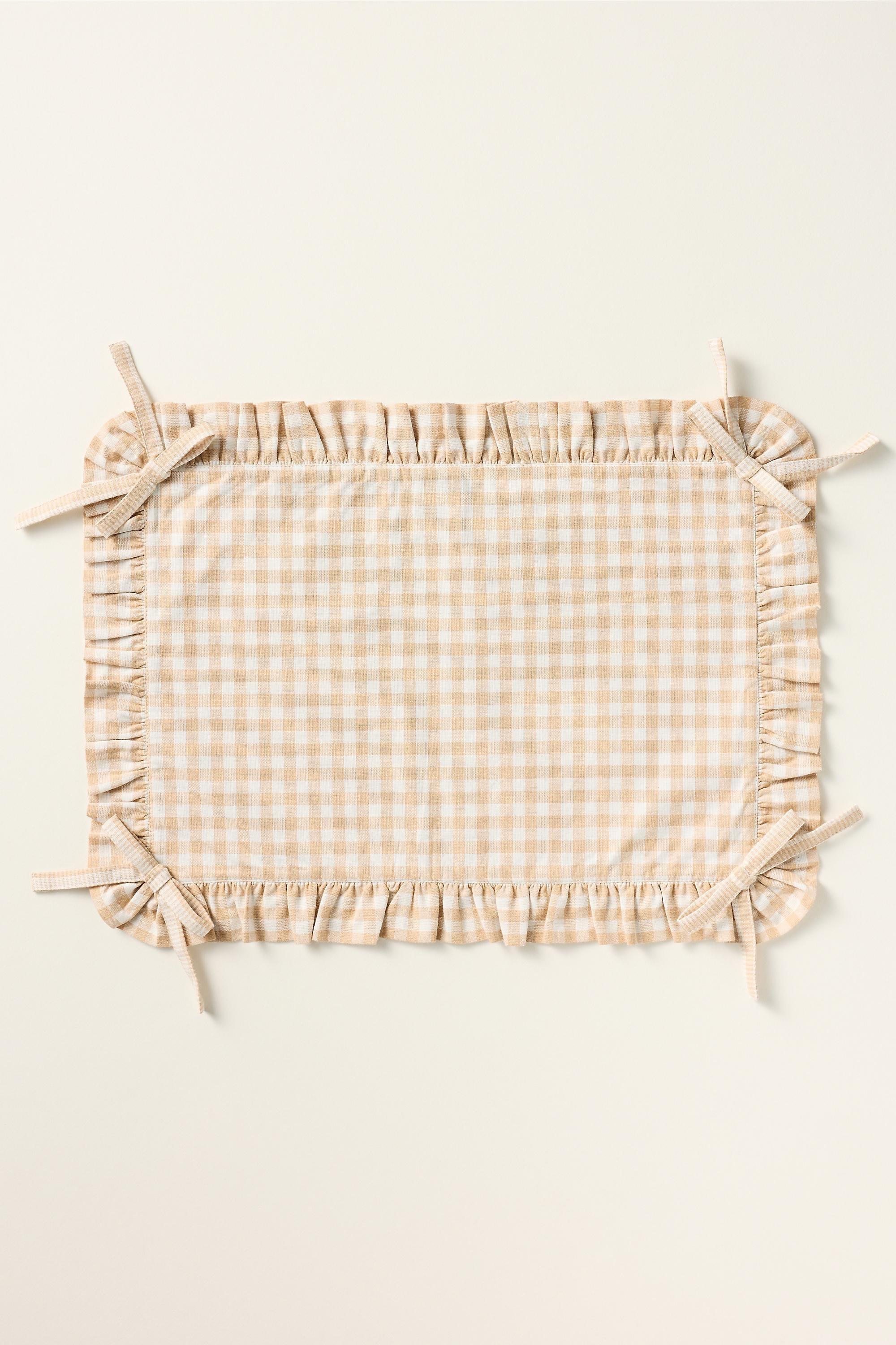 BROWN Brynn Gingham Placemat, A501_0020, medium