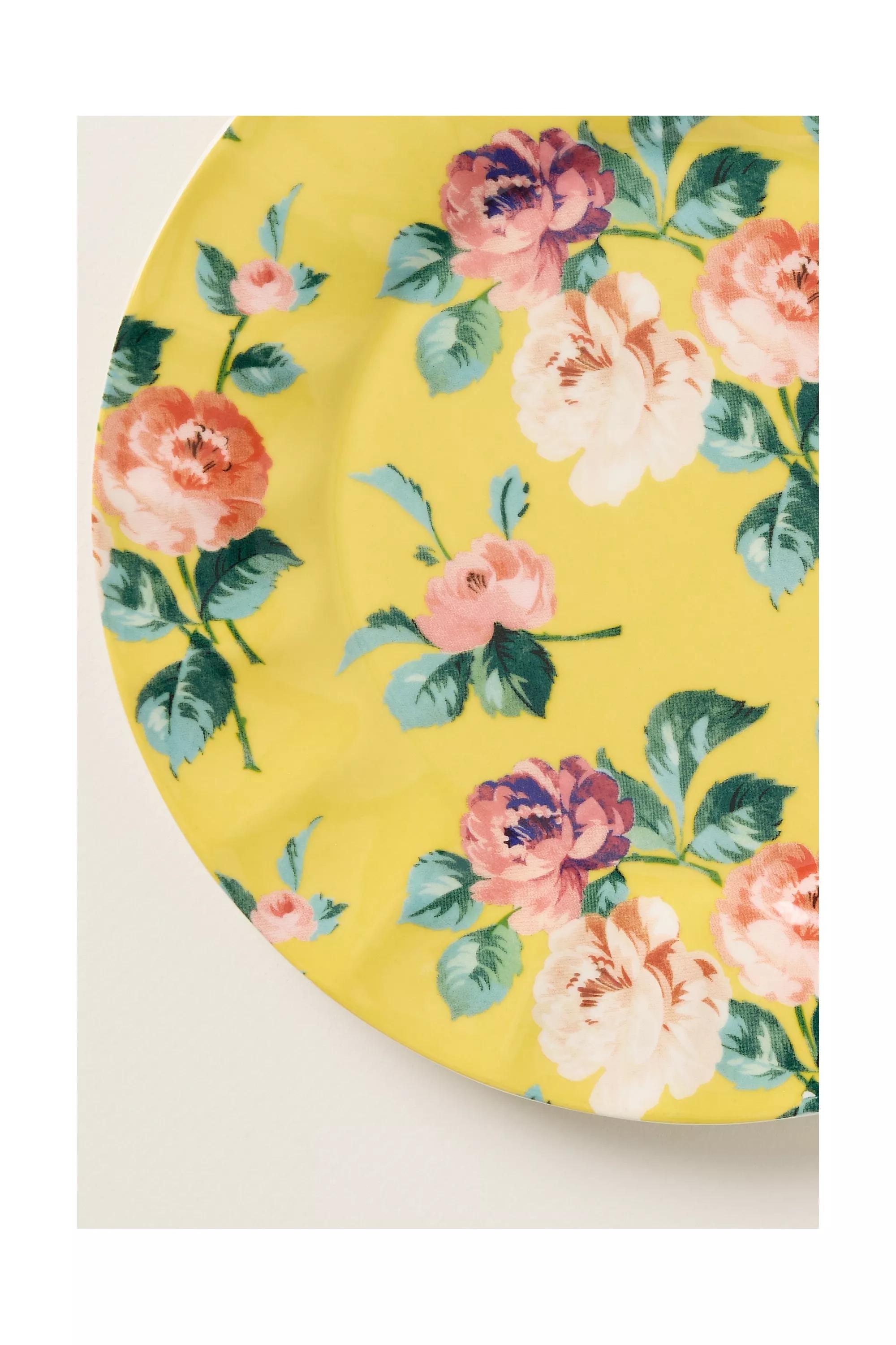 By Maeve Chintzware Stoneware Dessert Plate, Yellow, A501_0072, large image number 4