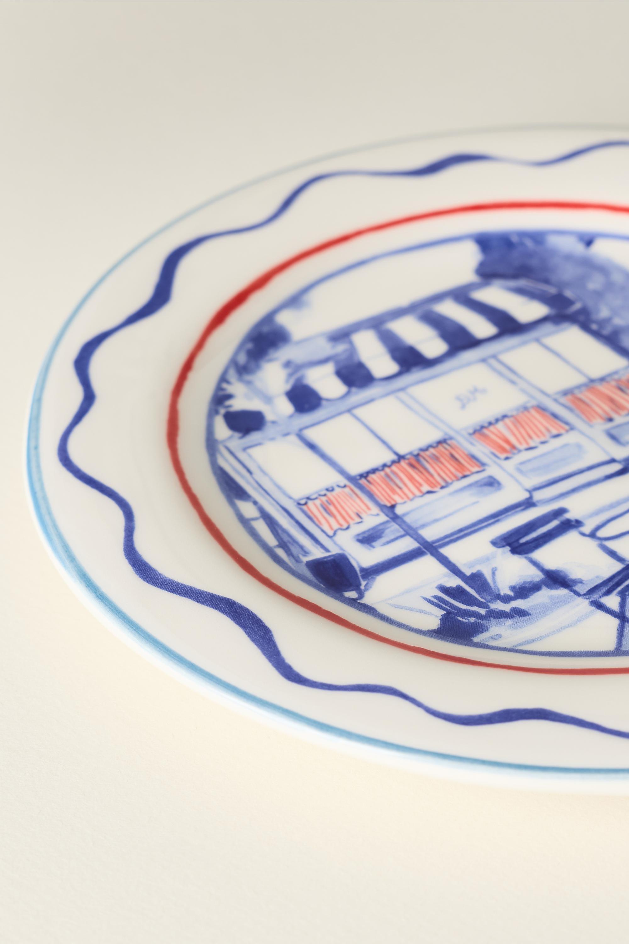 T Georgia Monogram Stoneware Trinket Dish, A501_0049, large image number 3