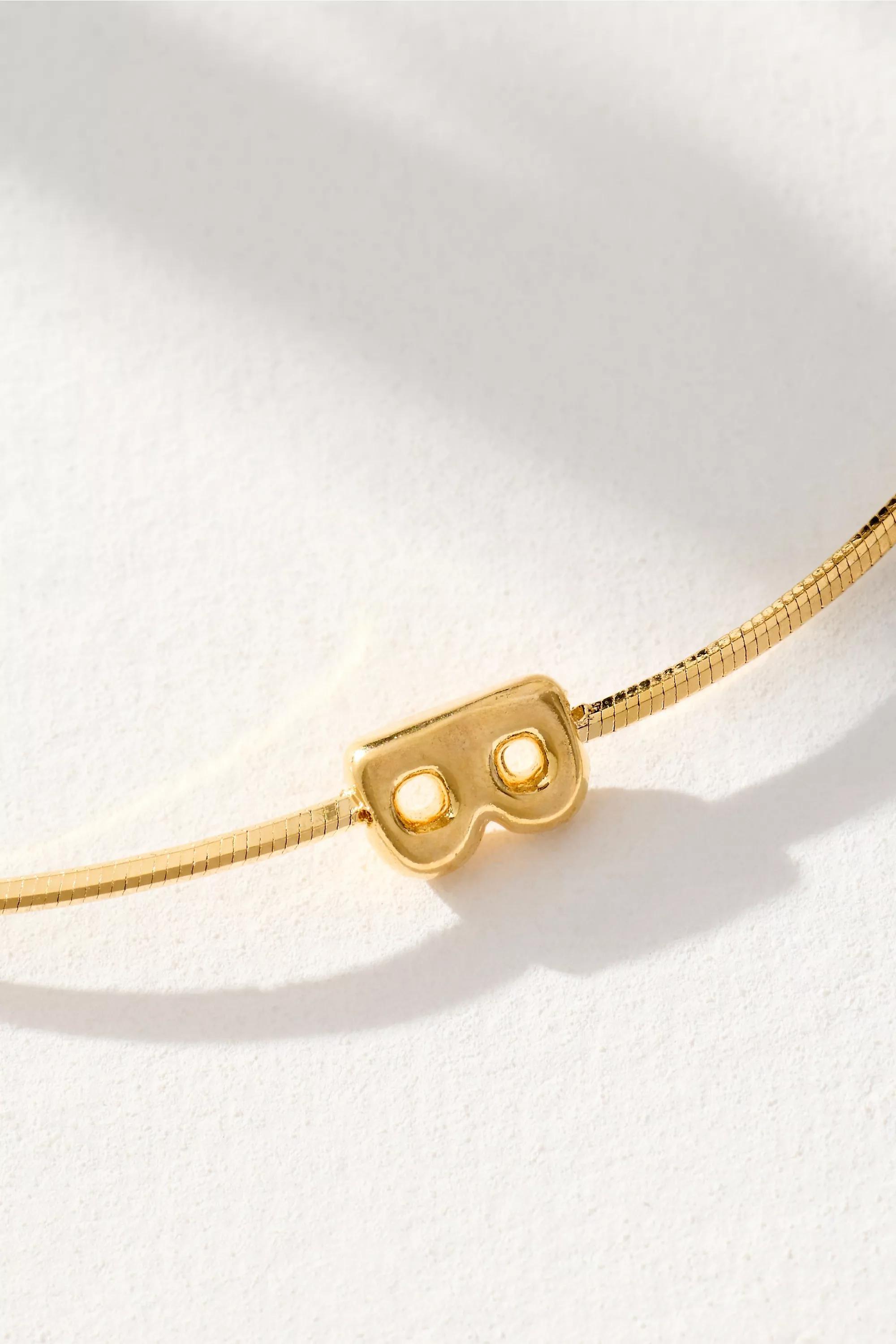 B Barely There Bubble Monogram Necklace, A501_0902, large image number 3