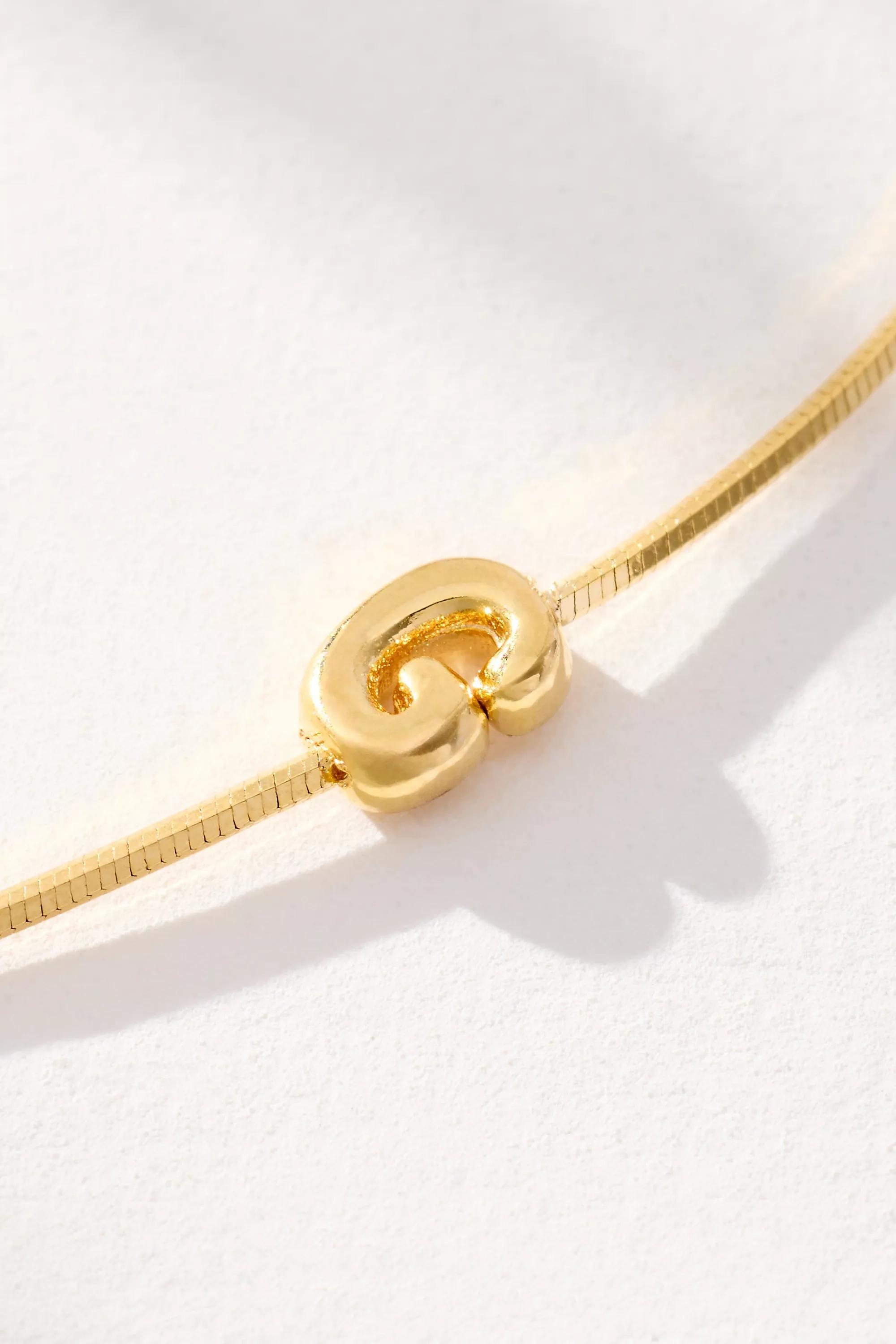 G Barely There Bubble Monogram Necklace, A501_0907, large image number 0