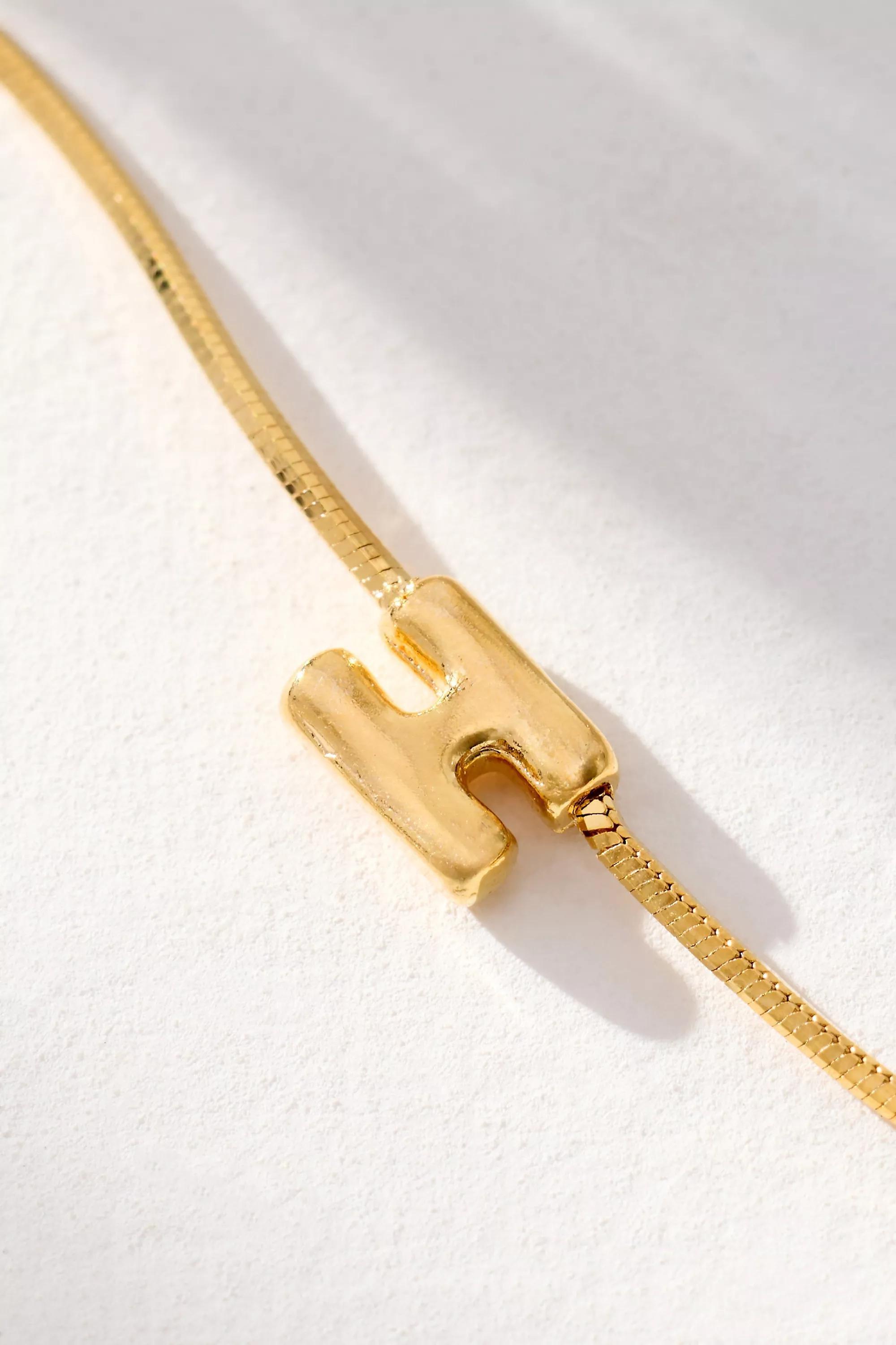 H Barely There Bubble Monogram Necklace, A501_0908, large image number 0