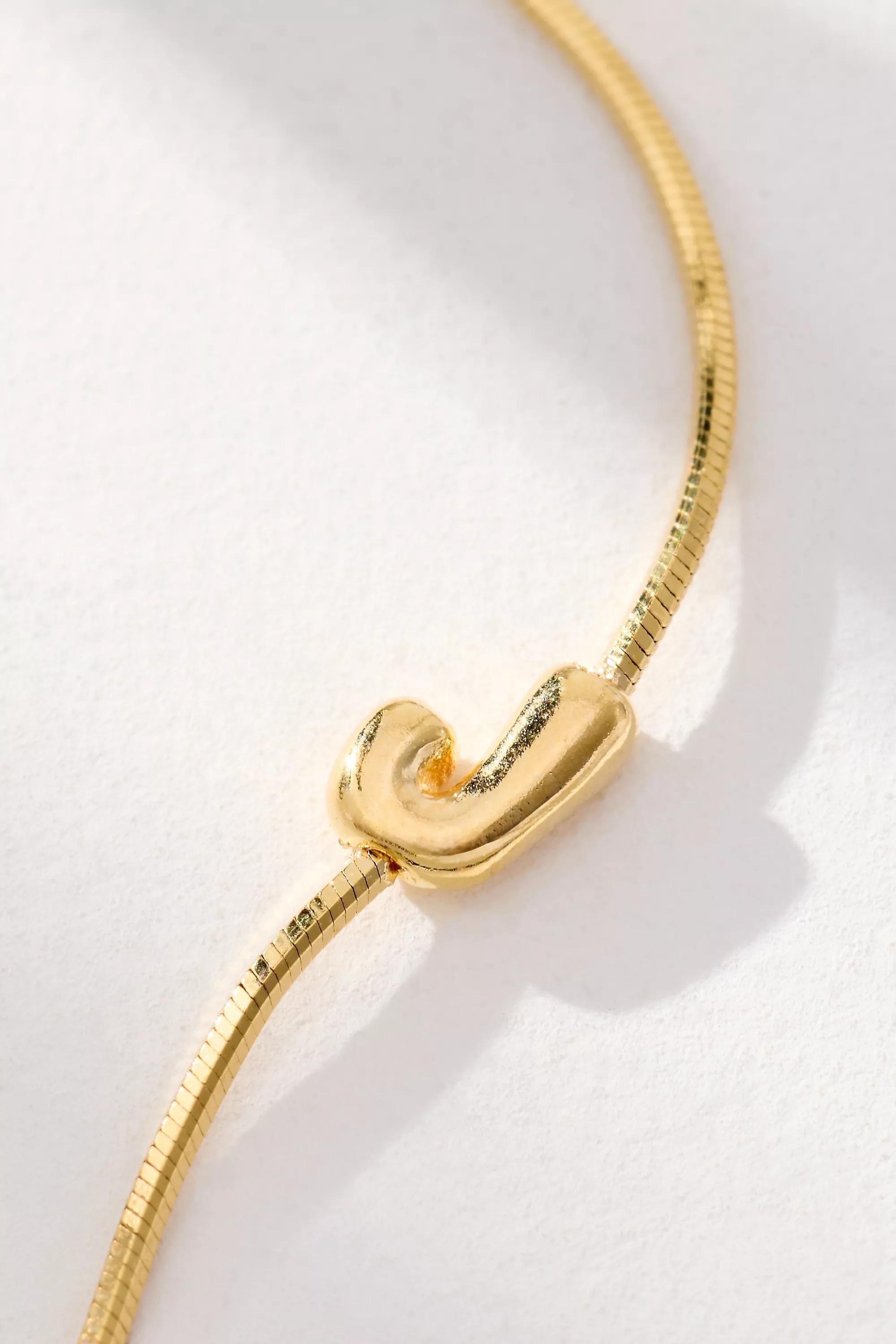 J Barely There Bubble Monogram Necklace, A501_0910, medium