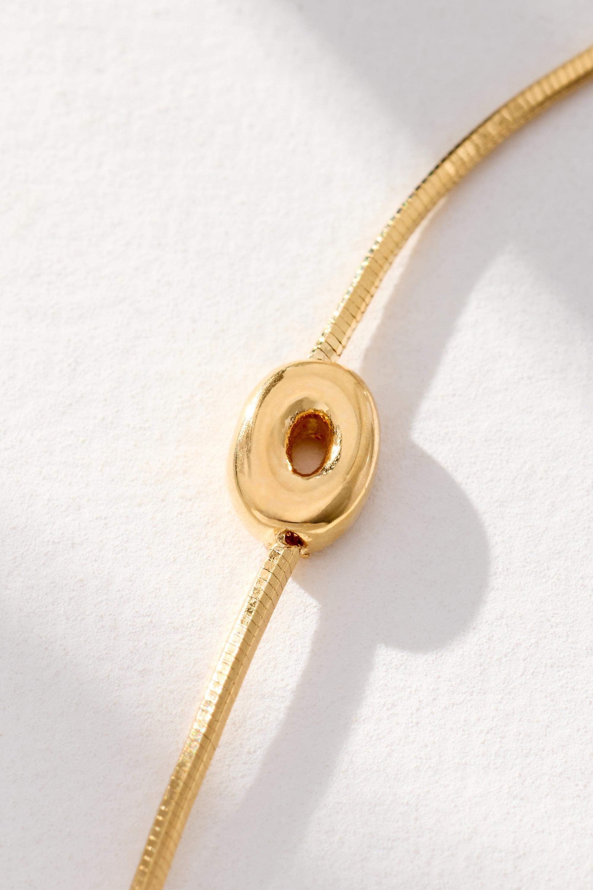 O Barely There Bubble Monogram Necklace, A501_0915, medium