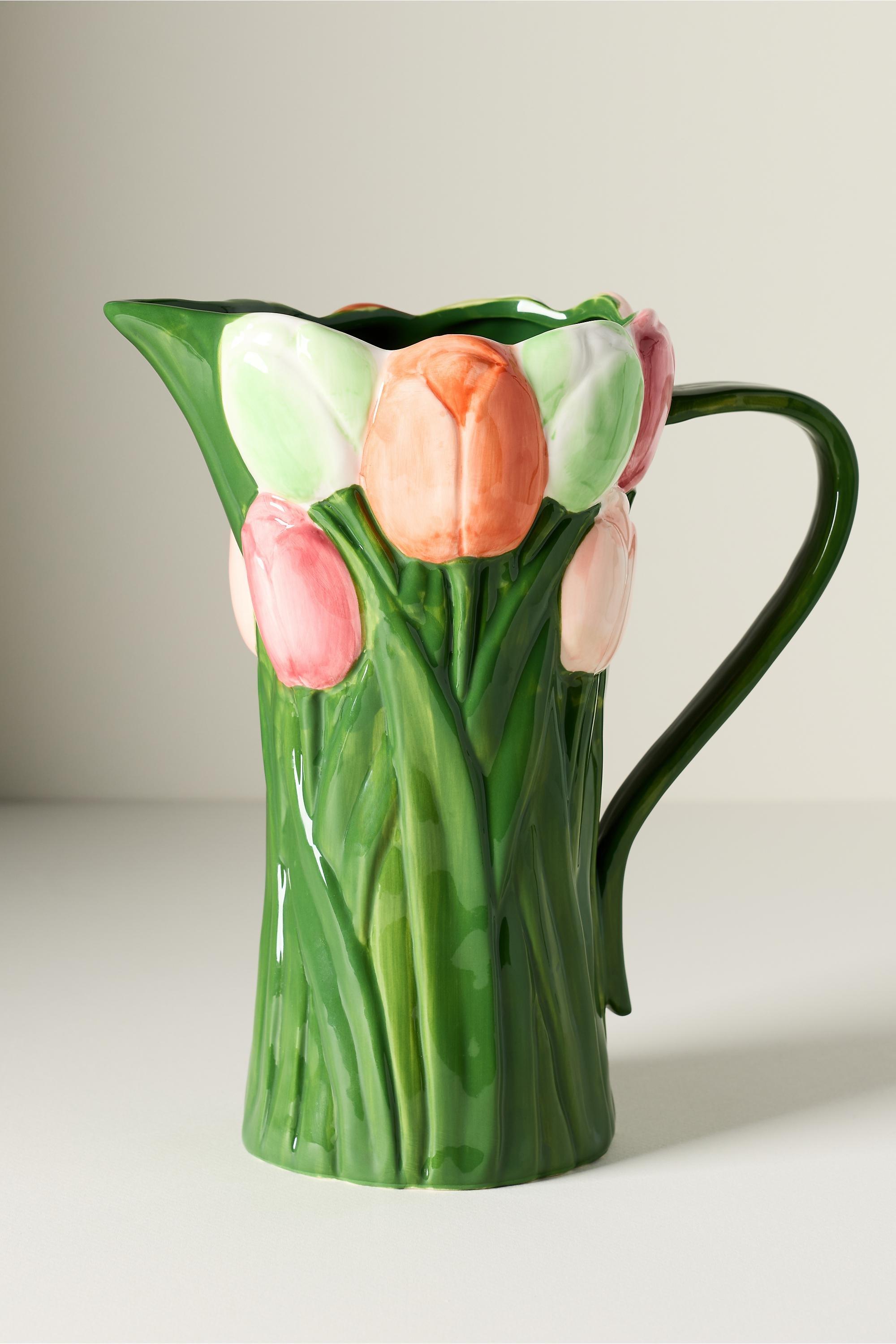 Louise Stoneware Jug, Multiclour, A501_0532, large image number 1