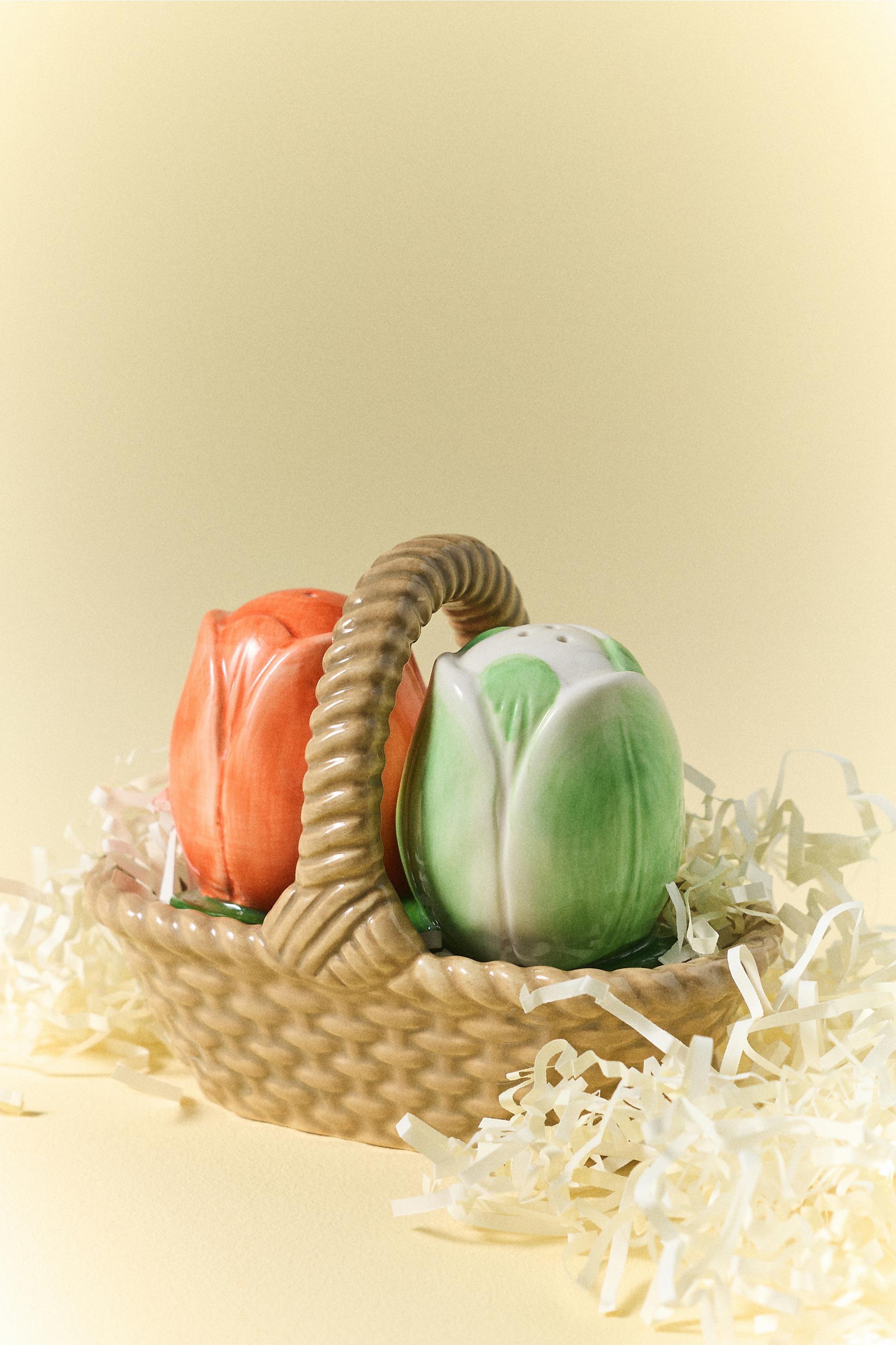 Louise Stoneware Salt And Pepper Shakers, Multicollour, A501_0000, large image number 0