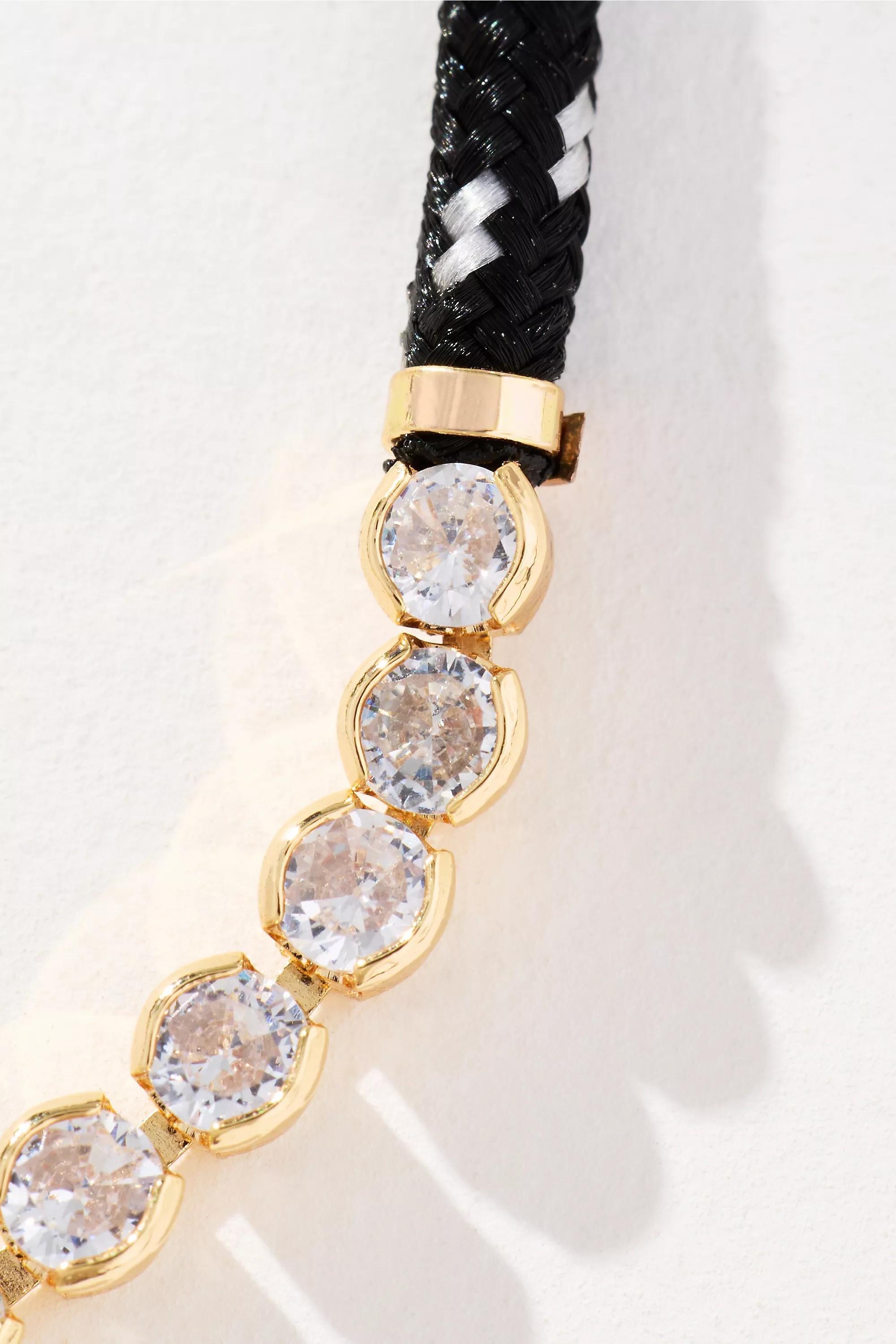 Colourful Cord Bracelet, Black, A501_0001, large image number 2