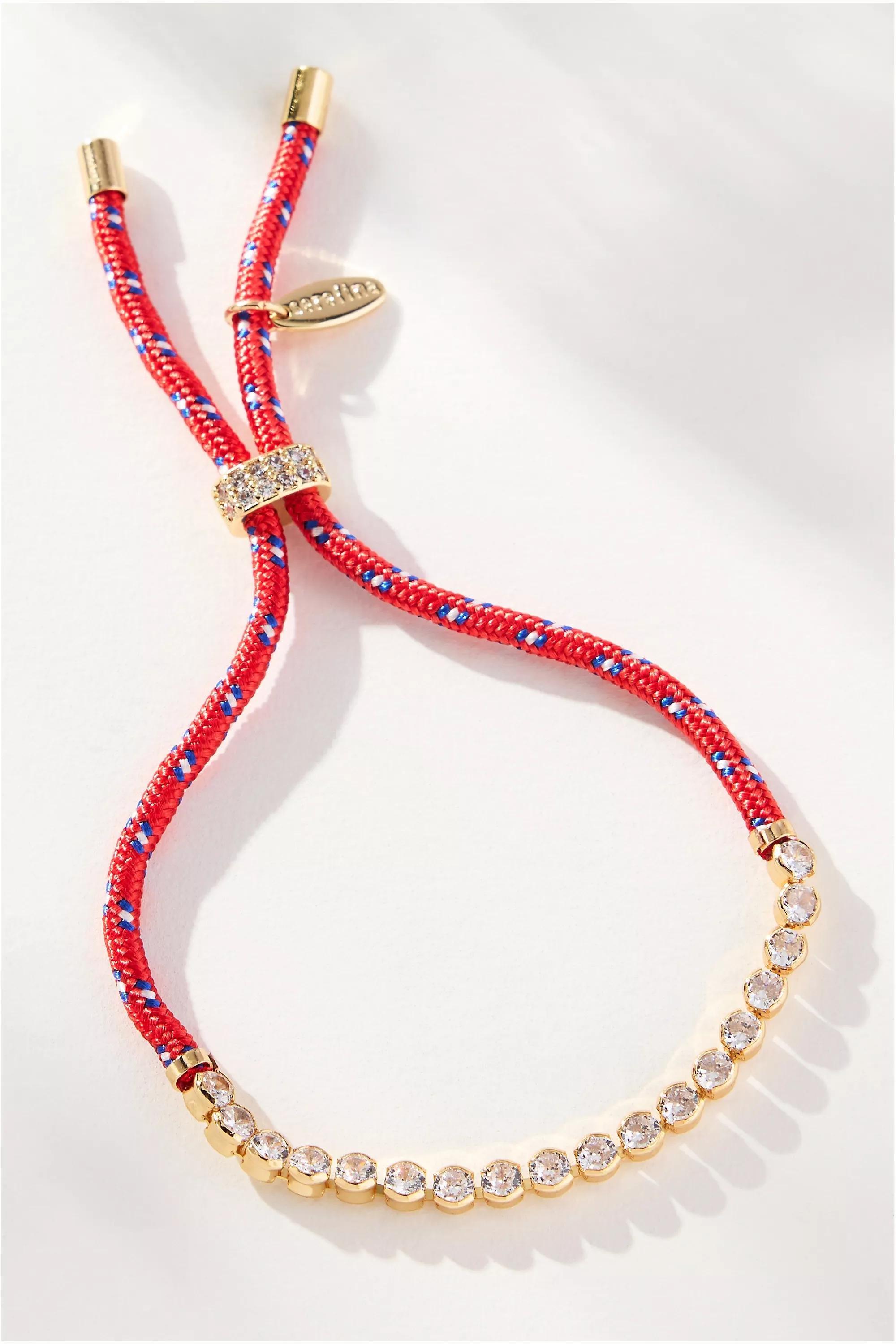 Colourful Cord Bracelet, Red, A501_0060, large image number 0