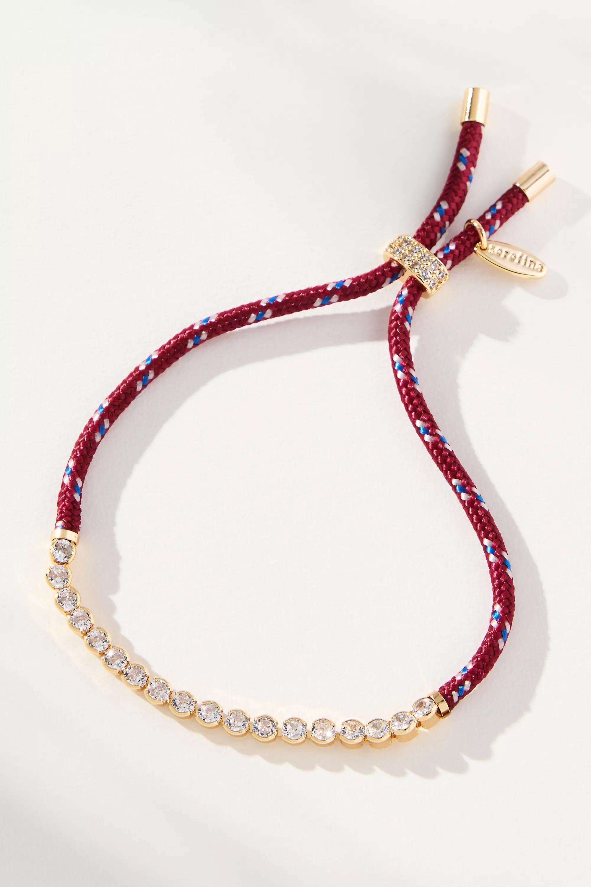 Colourful Cord Bracelet, Red, A501_0061, large image number 0