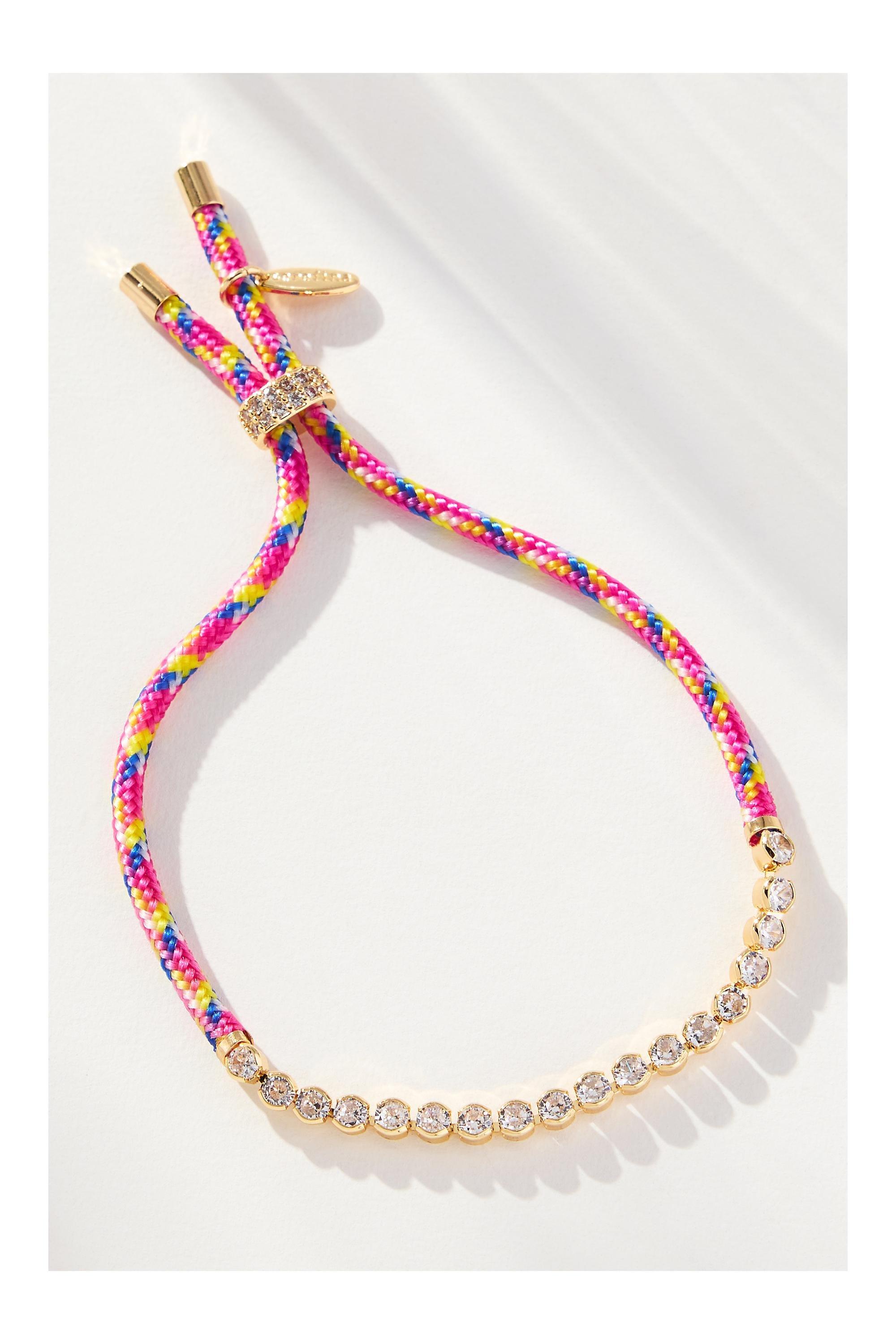 PINK Colorful Cord Bracelet, A501_0066, large image number 1