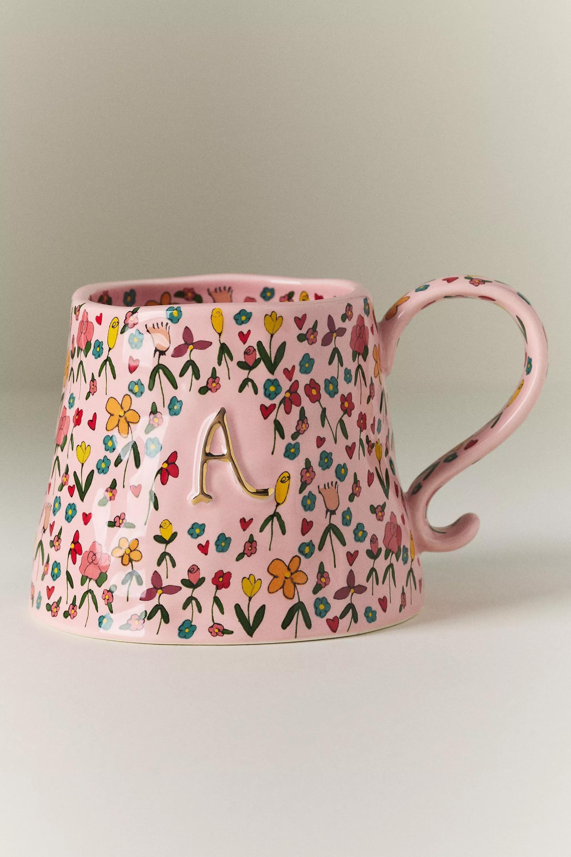A The Mud Fairy Stoneware Monogram Mug, A501_0901, large image number 0