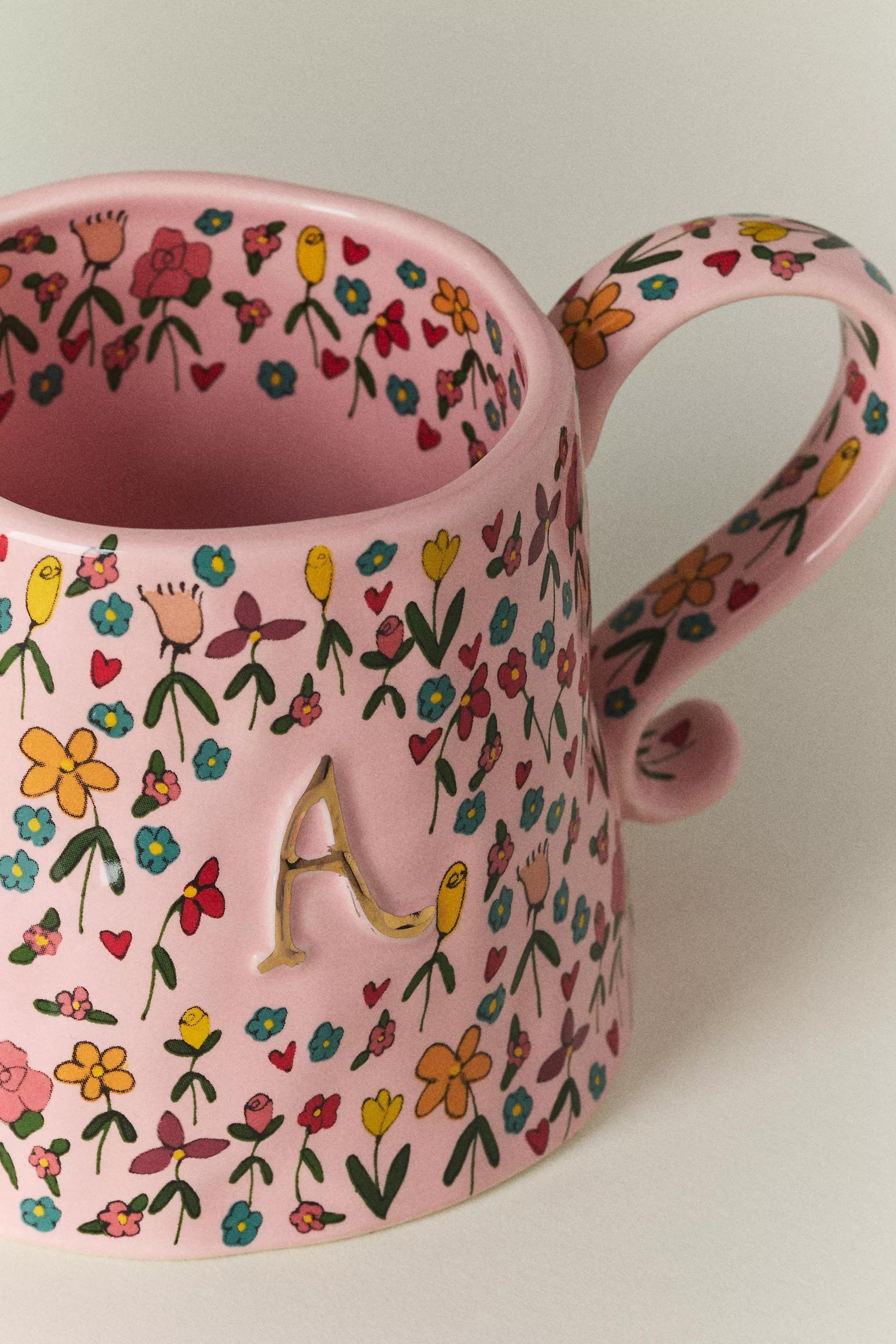 A The Mud Fairy Stoneware Monogram Mug, A501_0901, medium