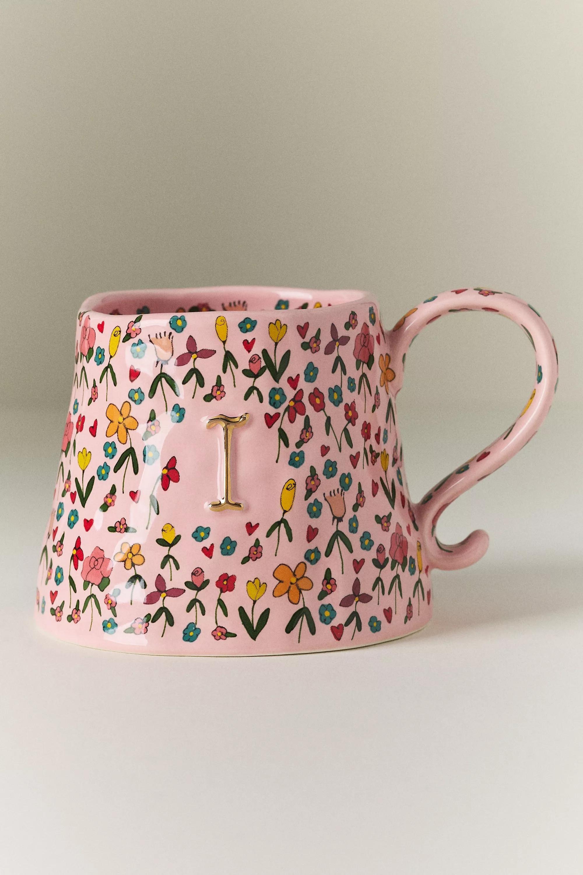 I The Mud Fairy Stoneware Monogram Mug, A501_0909, large image number 0