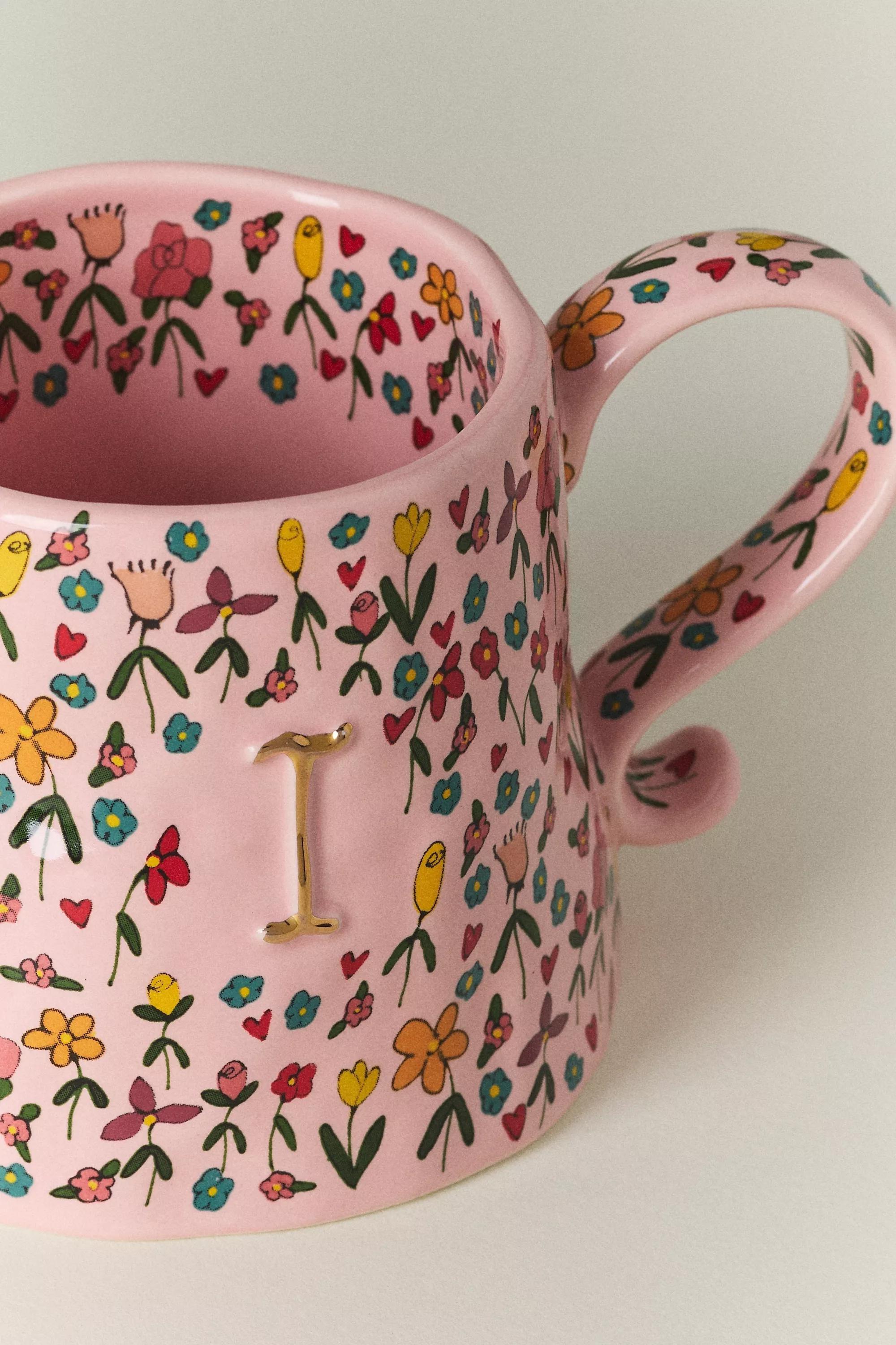 I The Mud Fairy Stoneware Monogram Mug, A501_0909, large image number 1