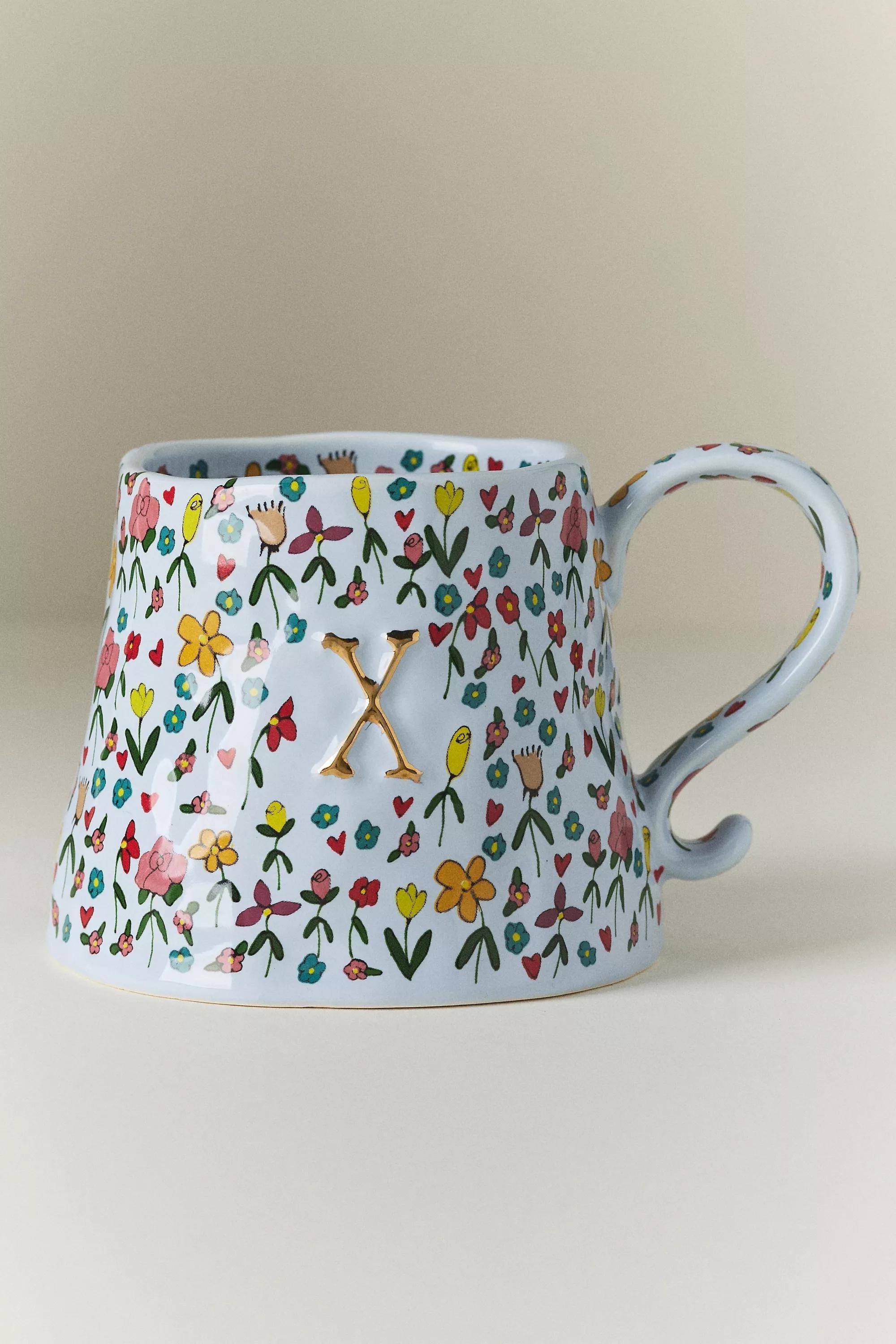 The Mud Fairy Stoneware Monogram Mug, A501_0924, large image number 0