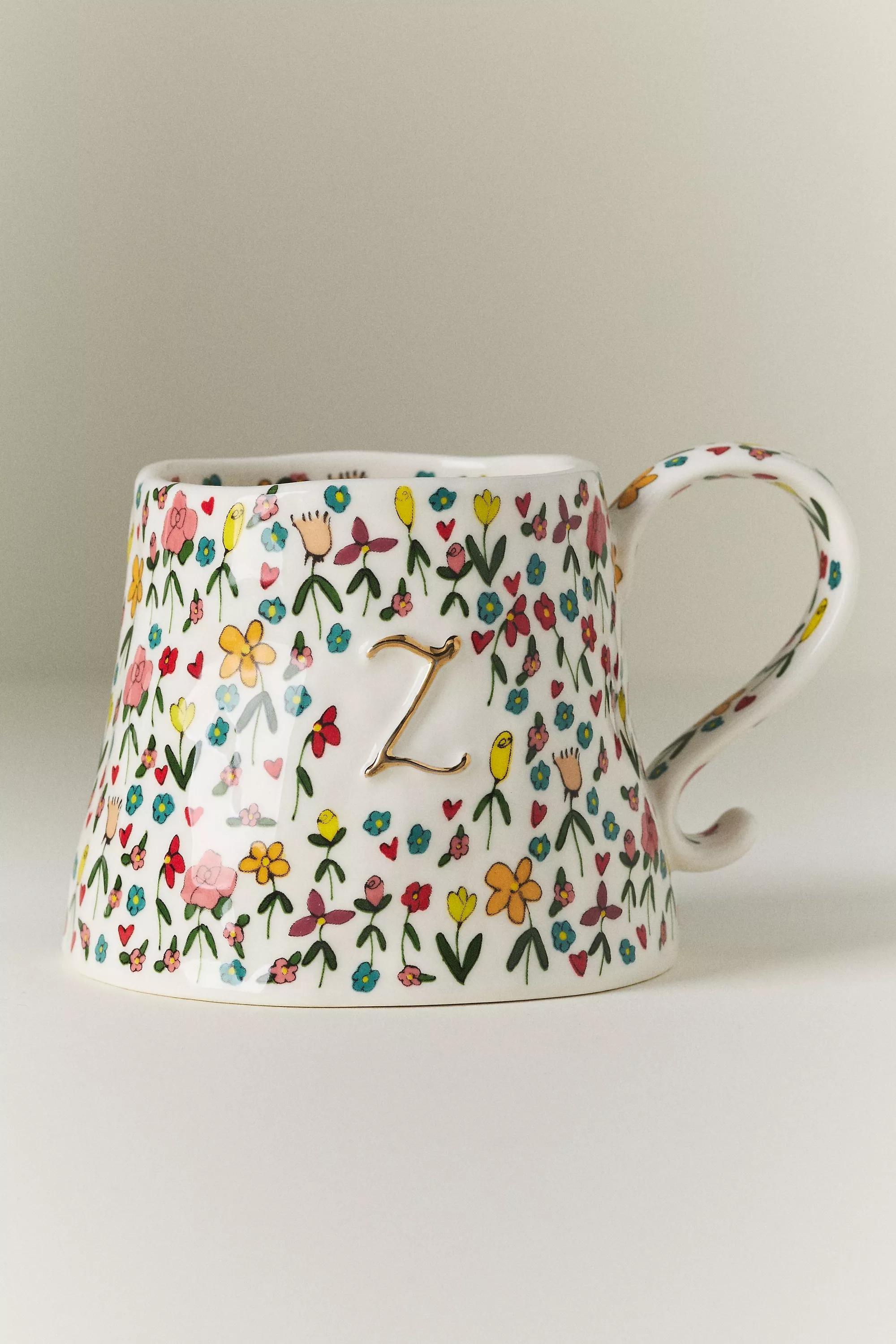 Z The Mud Fairy Stoneware Monogram Mug, A501_0926, large image number 0