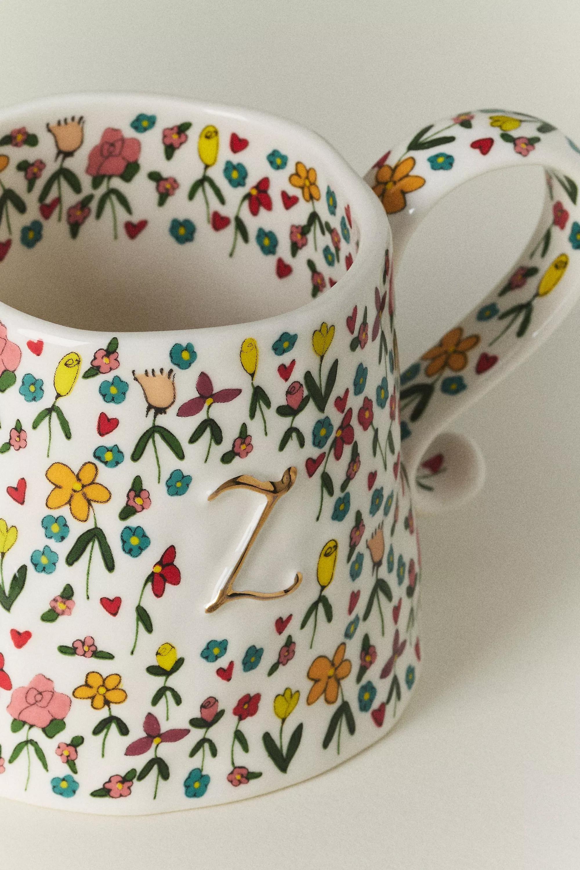 Z The Mud Fairy Stoneware Monogram Mug, A501_0926, large image number 1