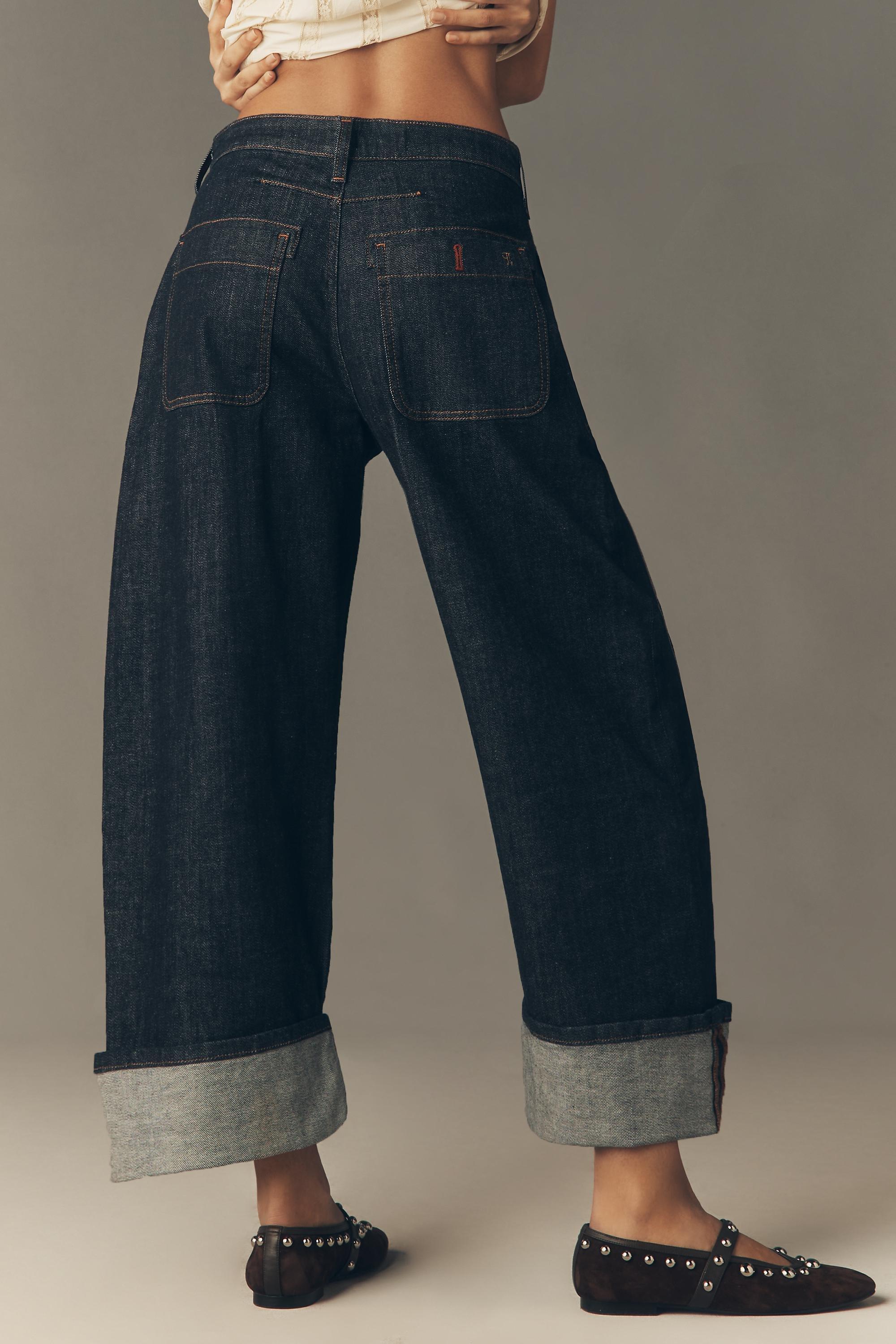 The Kayden Carpenter Barrel Jeans By Pilcro, Navy, A501_0091, large image number 2