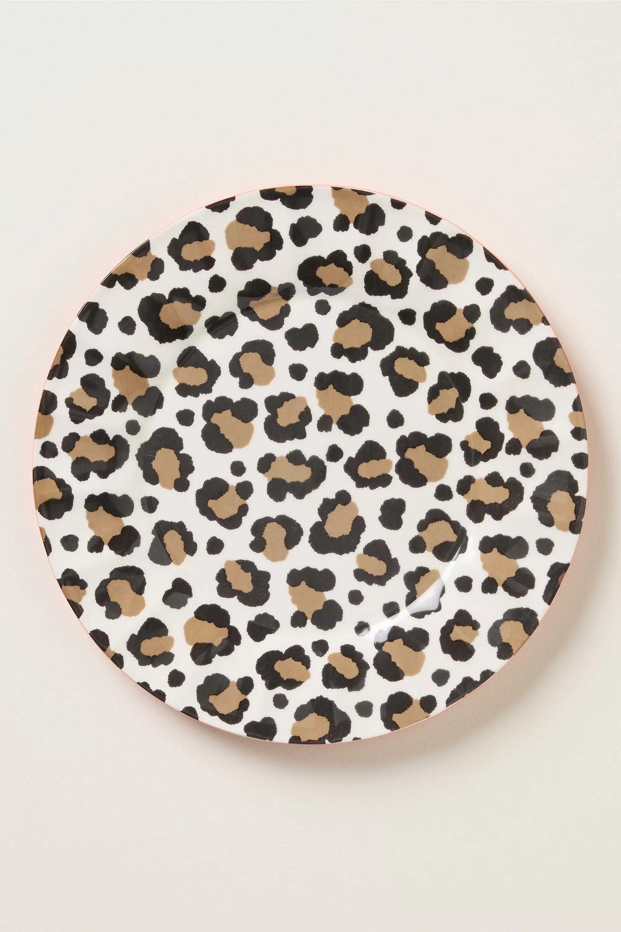 Leopard Chintzware Leopard Stoneware Dessert Plate, A501_0292, large image number 0