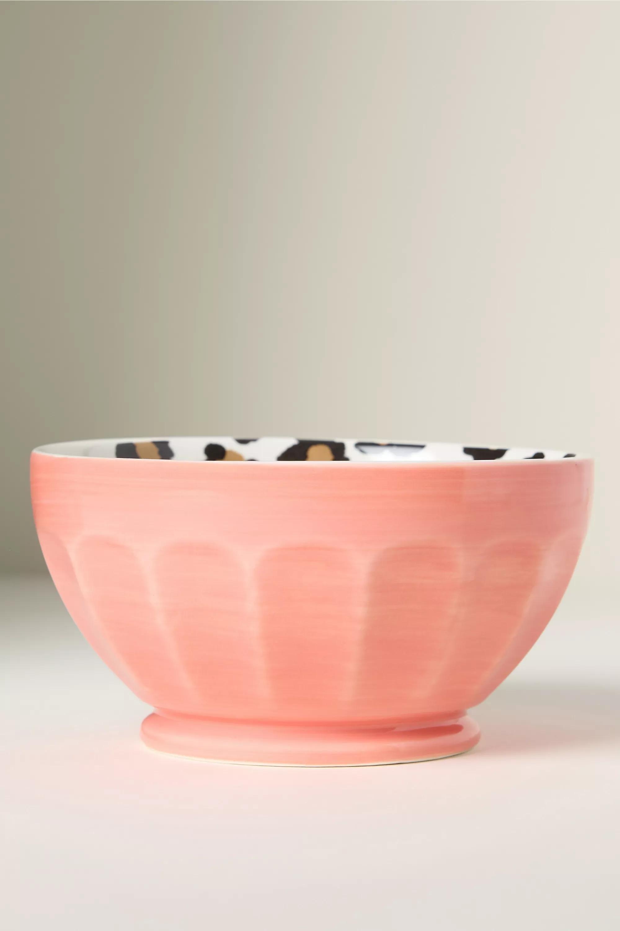 Leopard Chintzware Leopard Stoneware Cereal Bowl, A501_0292, medium