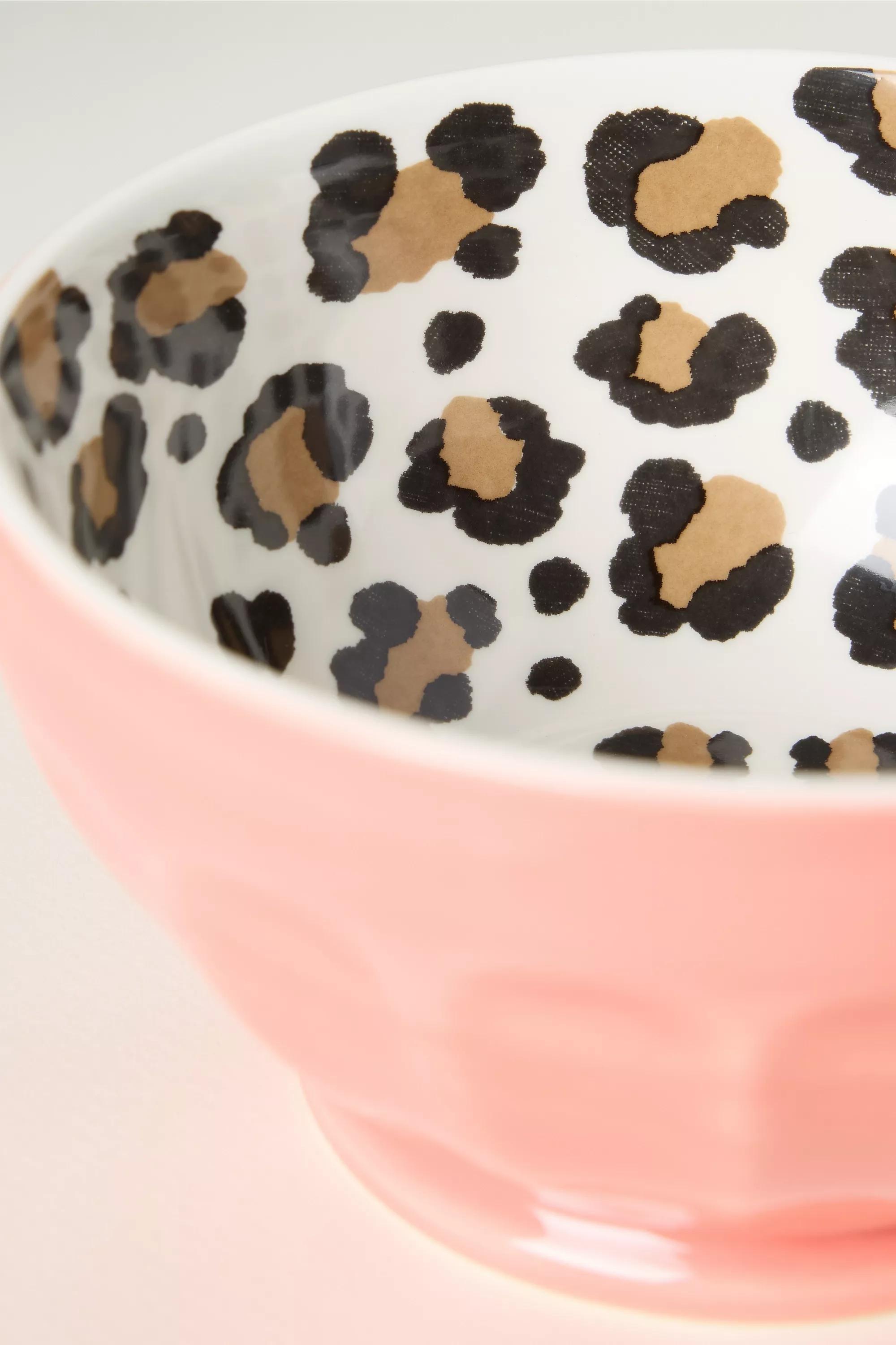 Leopard Chintzware Leopard Stoneware Cereal Bowl, A501_0292, medium