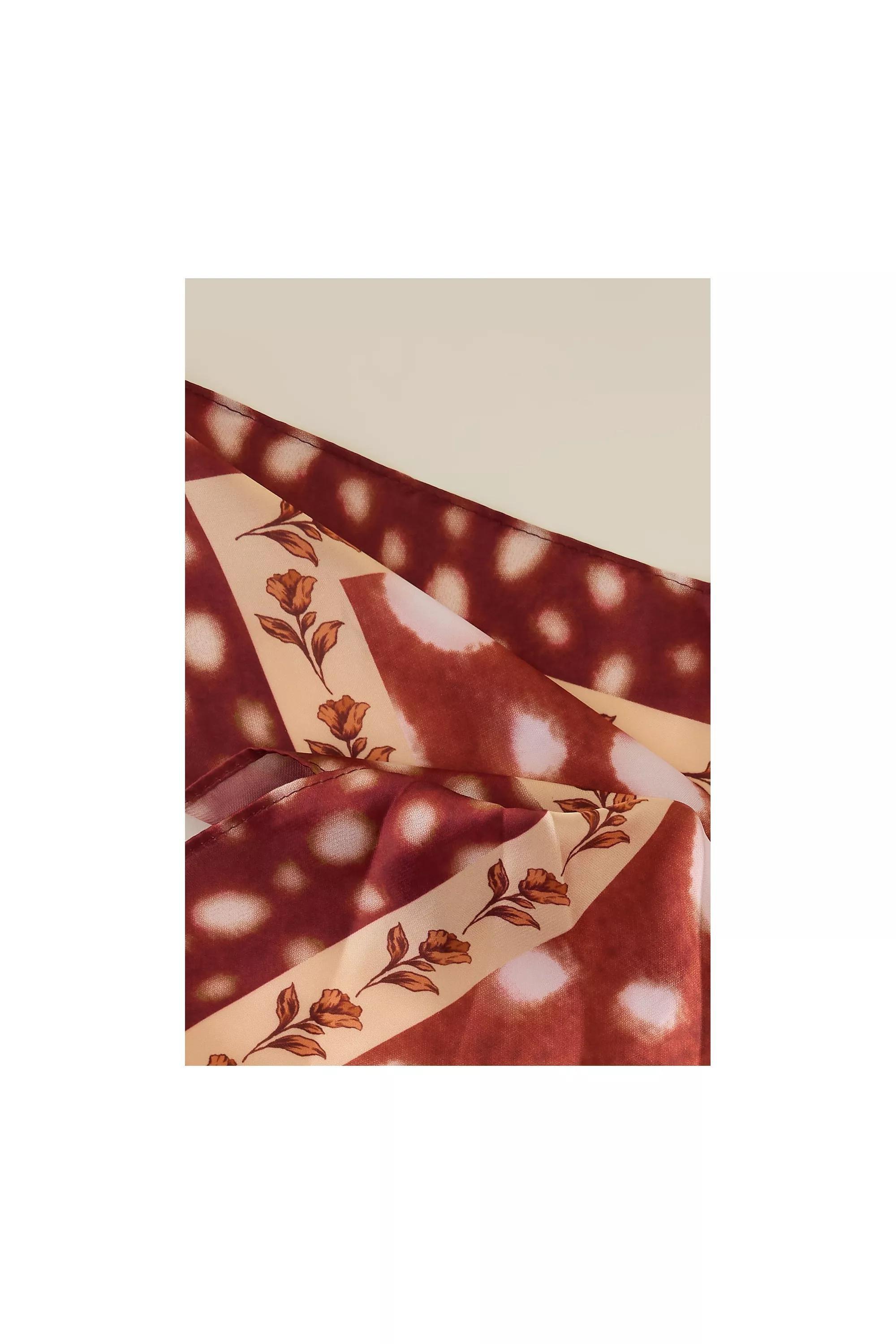 BROWN Mod Farmer Headscarves, Set of 2, A501_0020, large image number 4