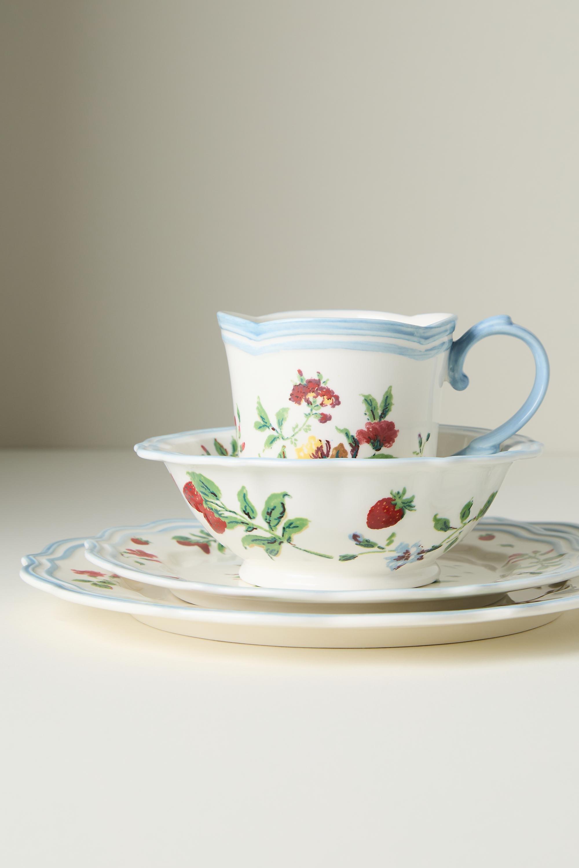 Camilla Dinner Plate, White, White, large image number 4