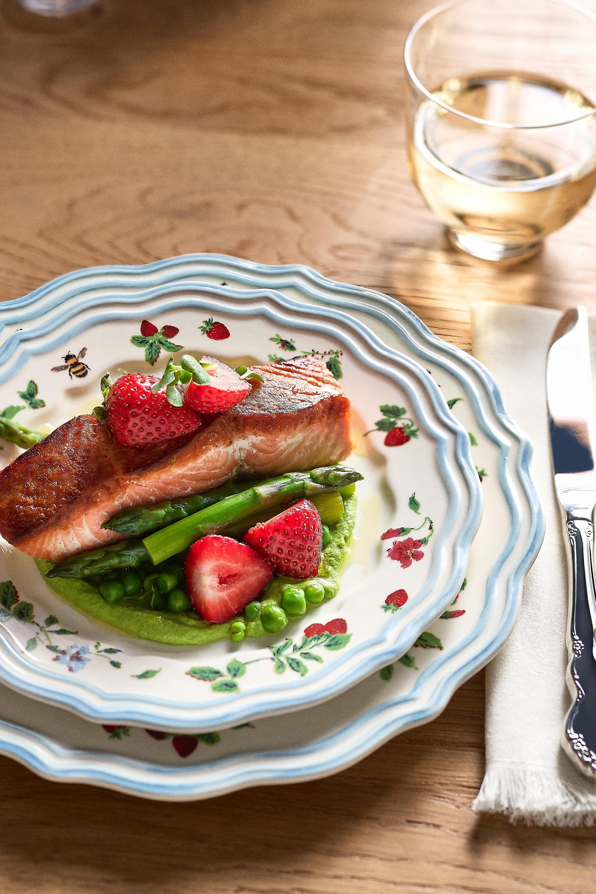 Camilla Dessert Plate, White, A501_0522, large image number 3