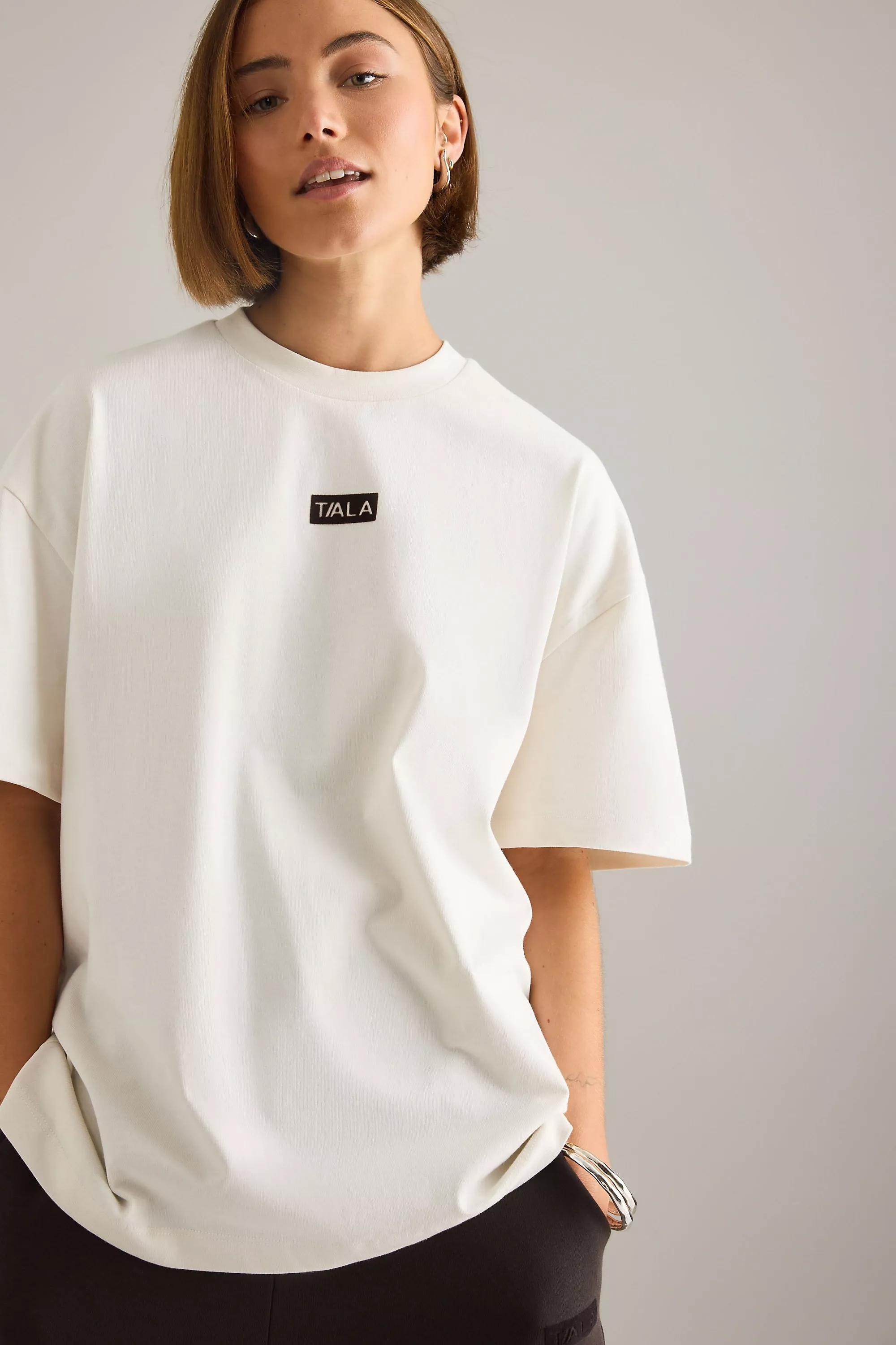 Tala Oversized Graphic T-Shirt, White, A501_0011, large image number 0