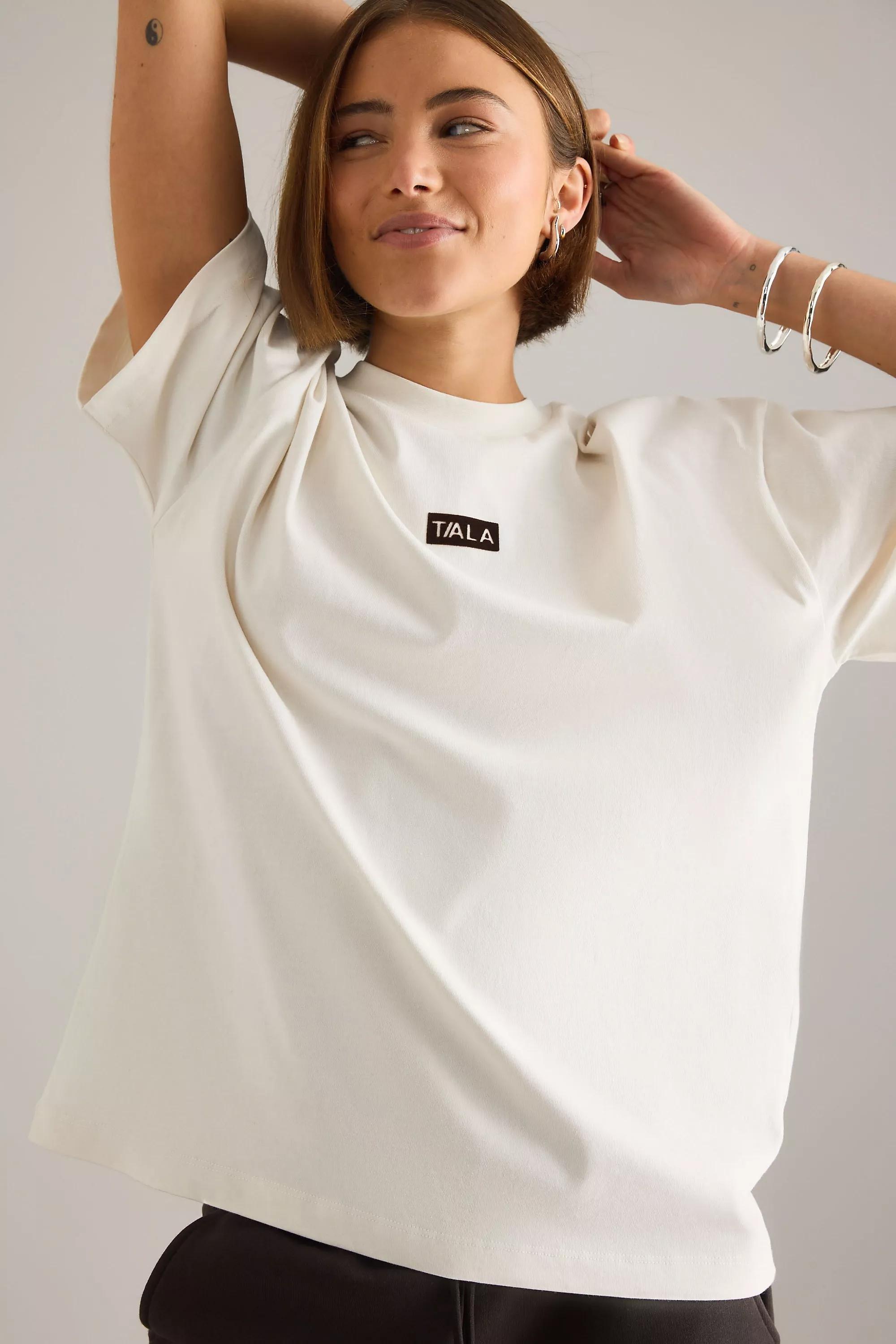 Tala Oversized Graphic T-Shirt, White, A501_0011, large image number 2