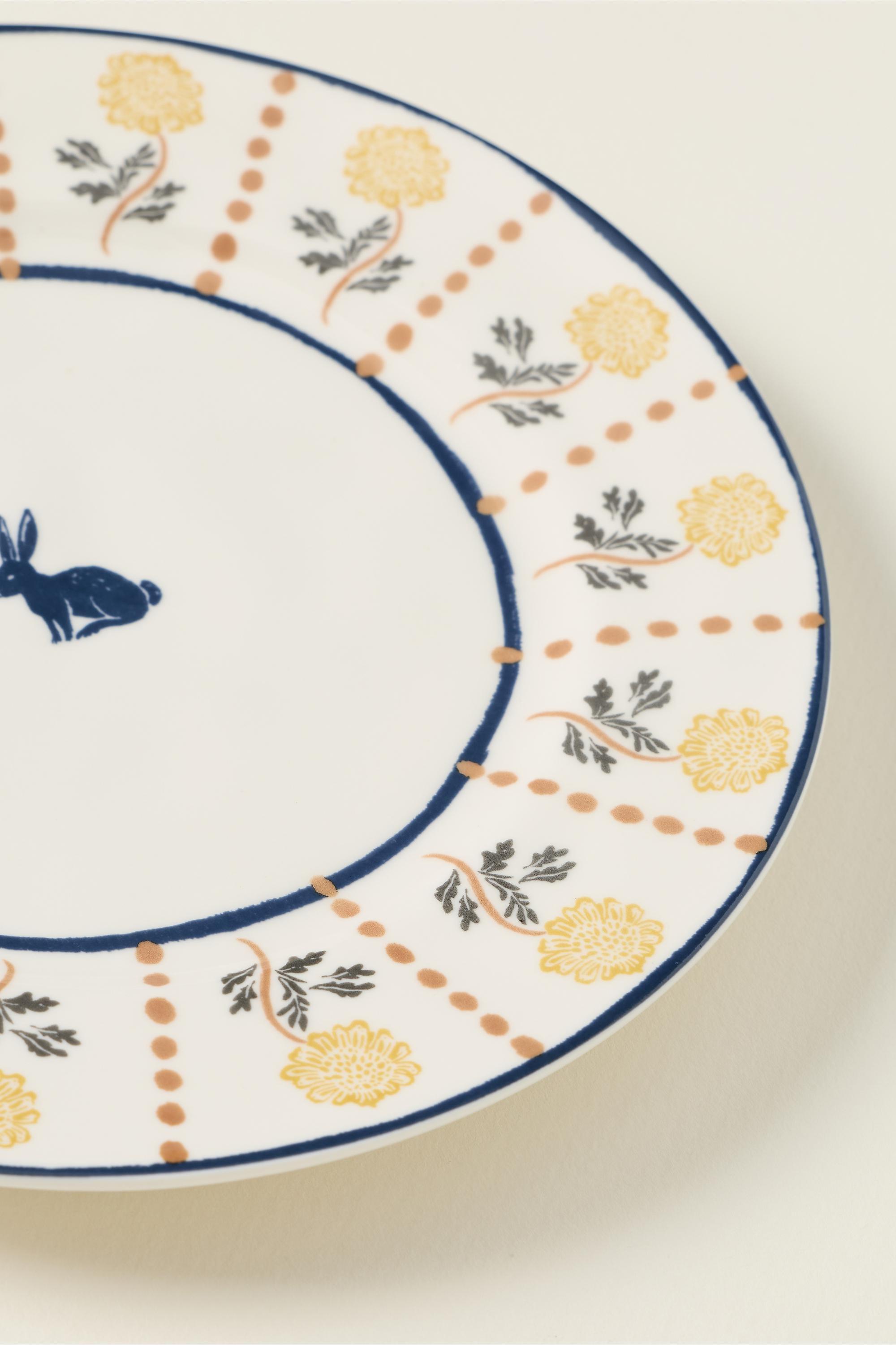 Millie Stoneware Dessert Plate, Blue, A501_0073, large image number 2