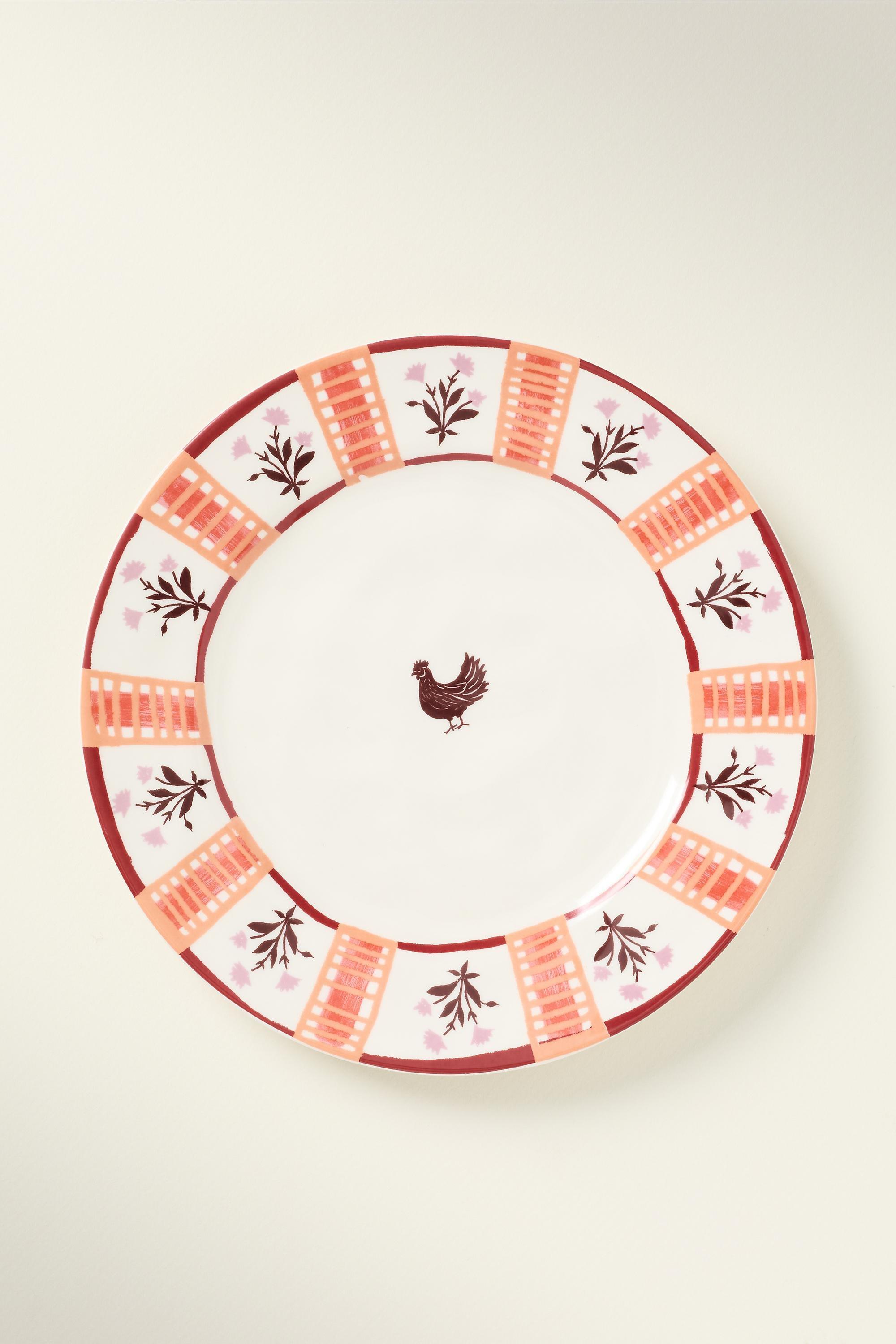 Millie Stoneware Dessert Plate, Orange, A501_0080, medium